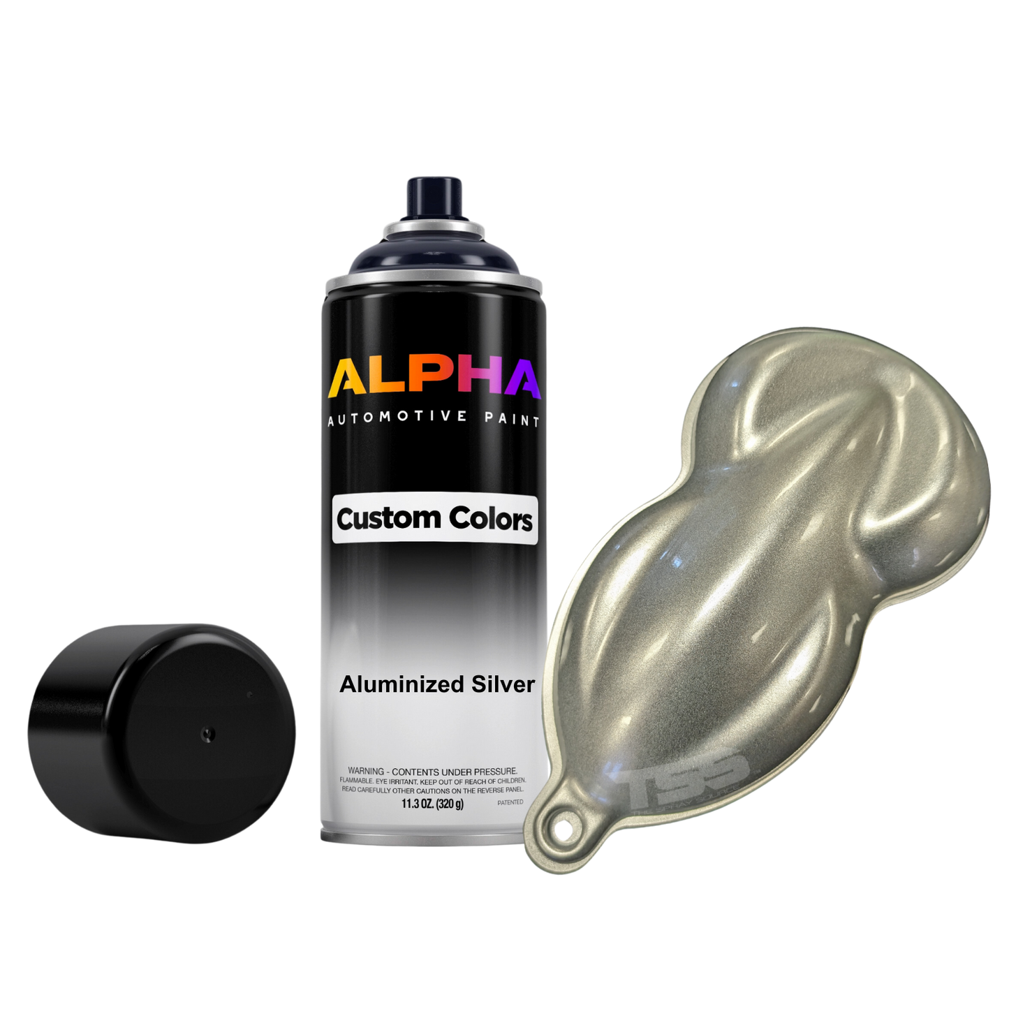 Aluminized Silver Spray Can