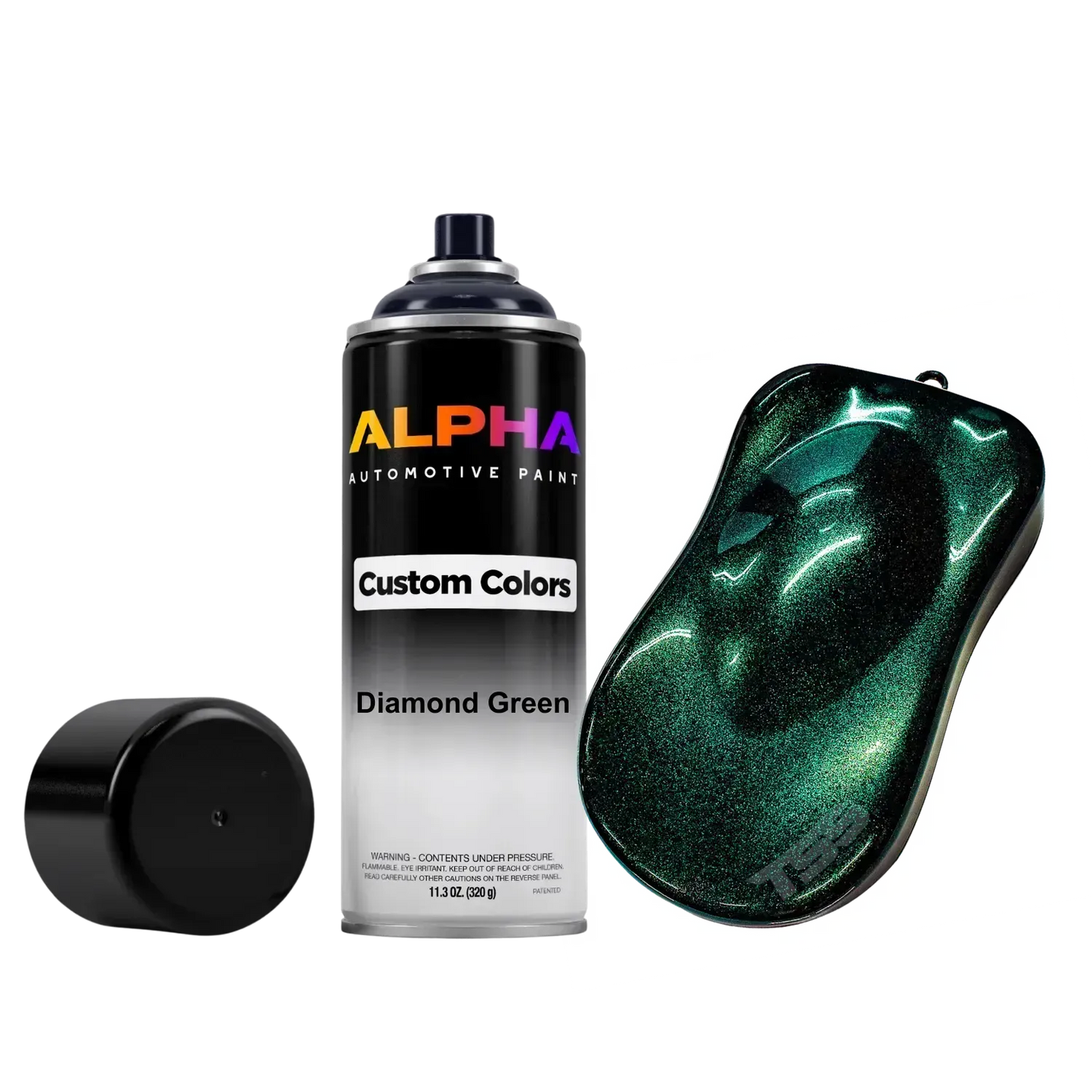 Diamond Green Motorcycle Paint Kit