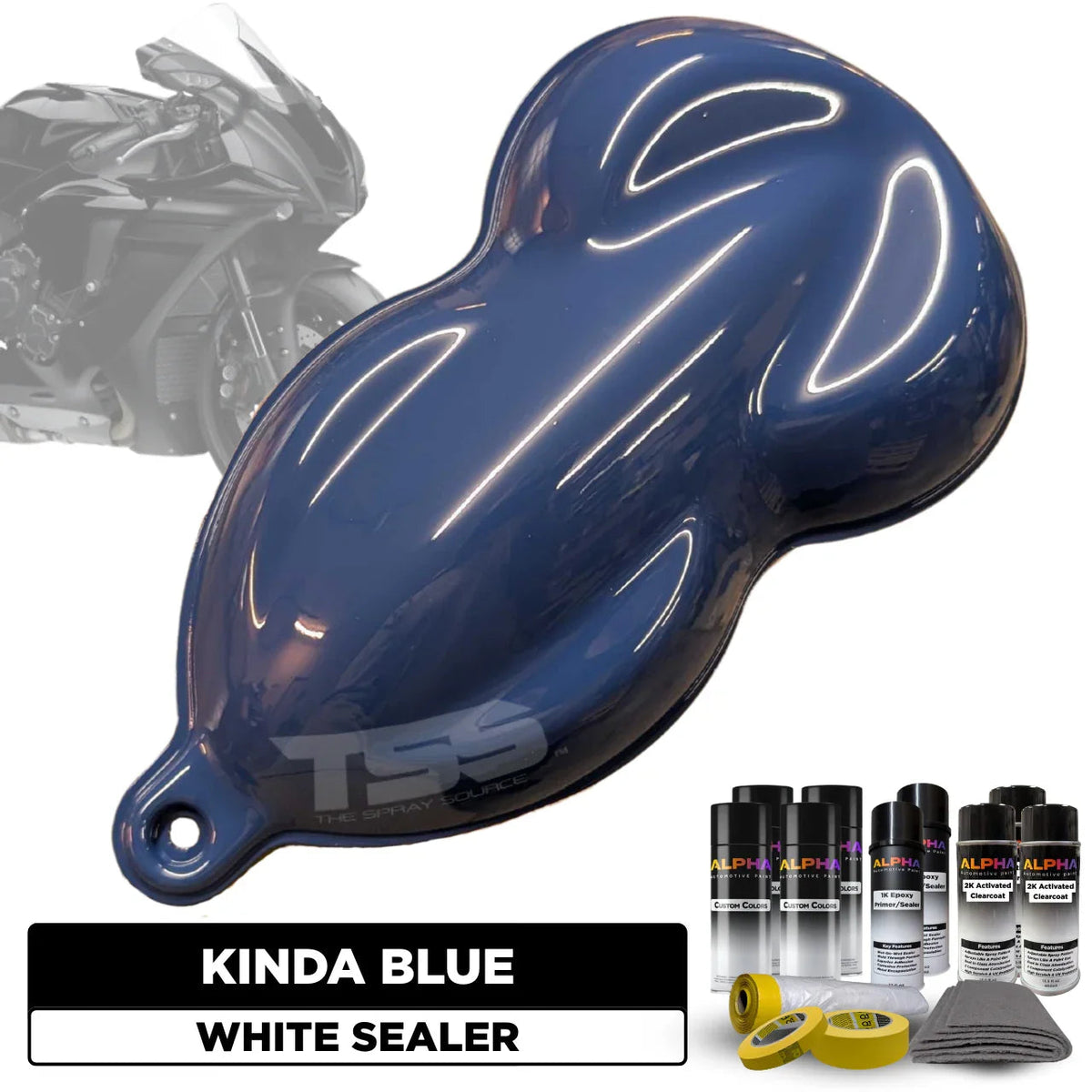 Purple Soft Shift Motorcycle Paint Kit