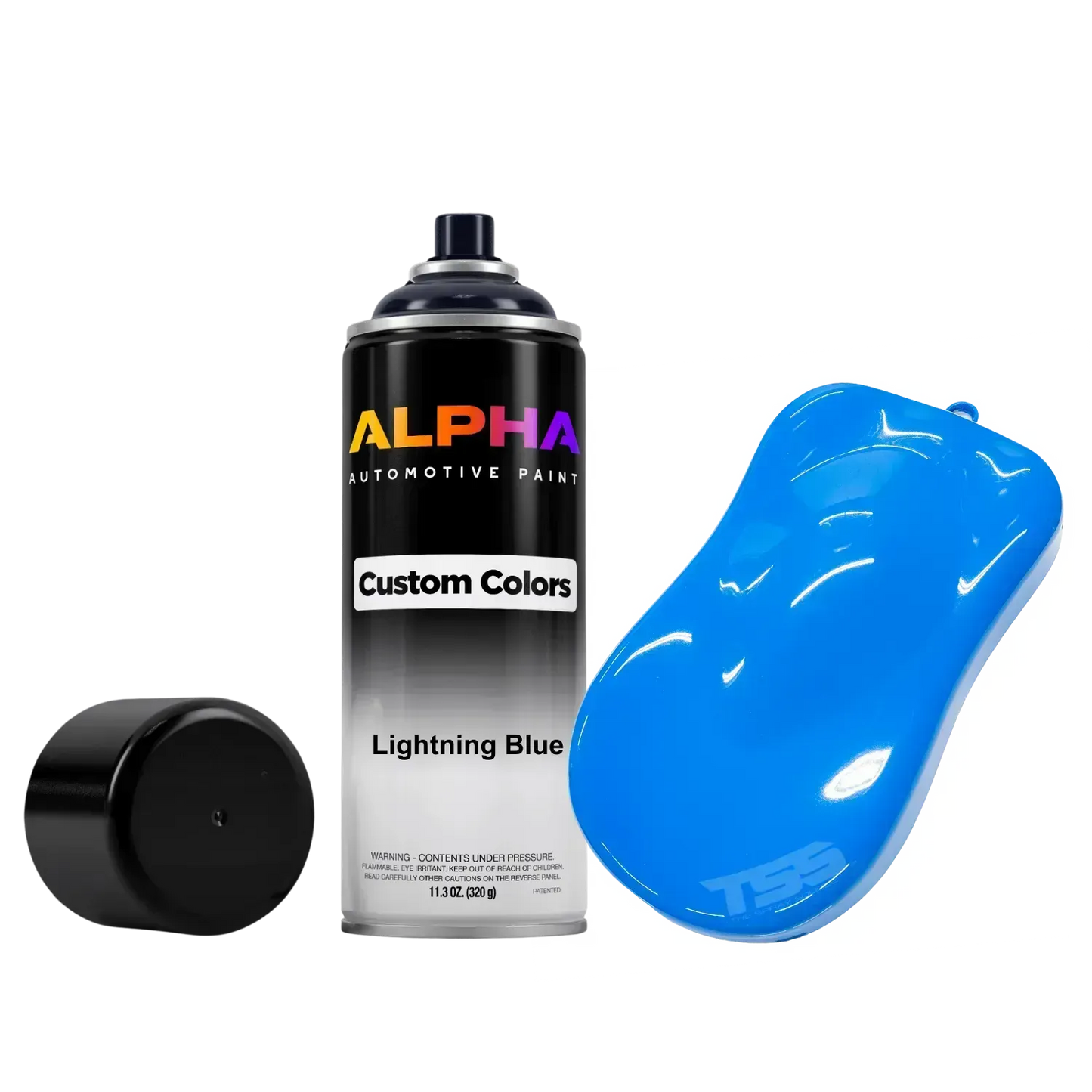 Lightning Blue Guitar Paint Kit