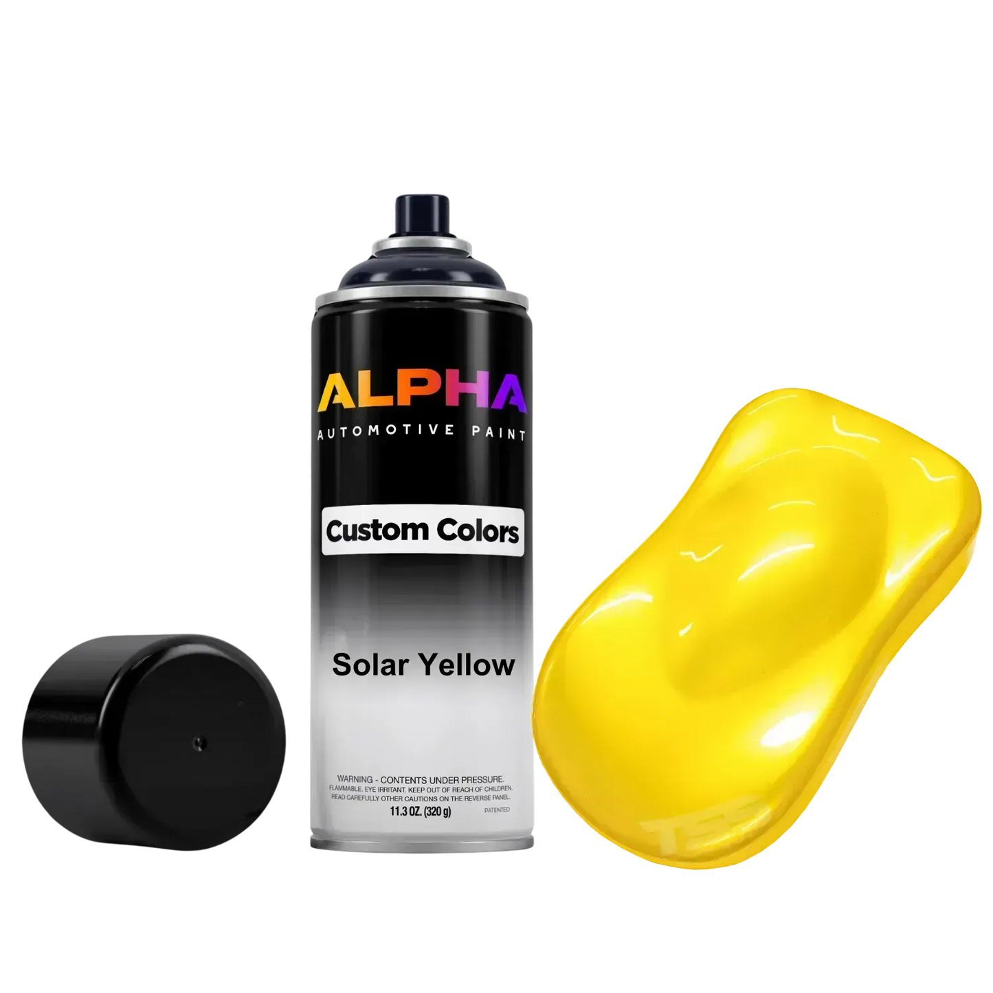 Solar Yellow Motorcycle Paint Kit