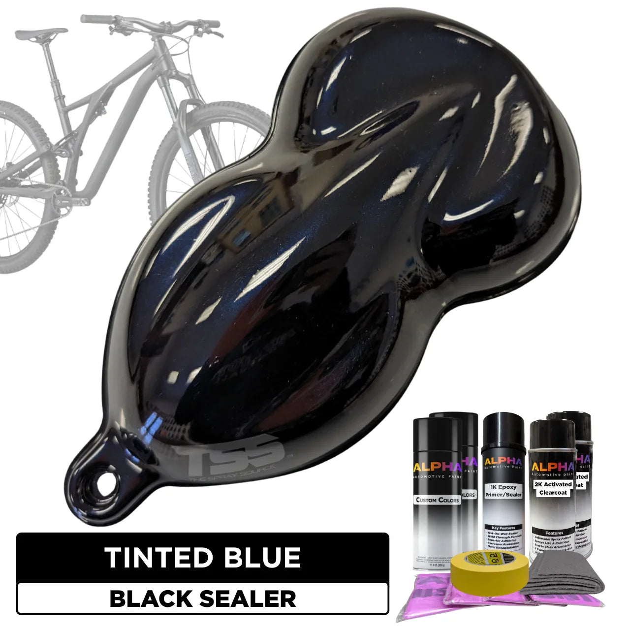 Solar Yellow Bike Paint Kit