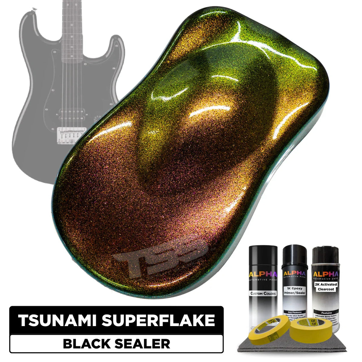 Tsunami Superflake Guitar Paint Kit