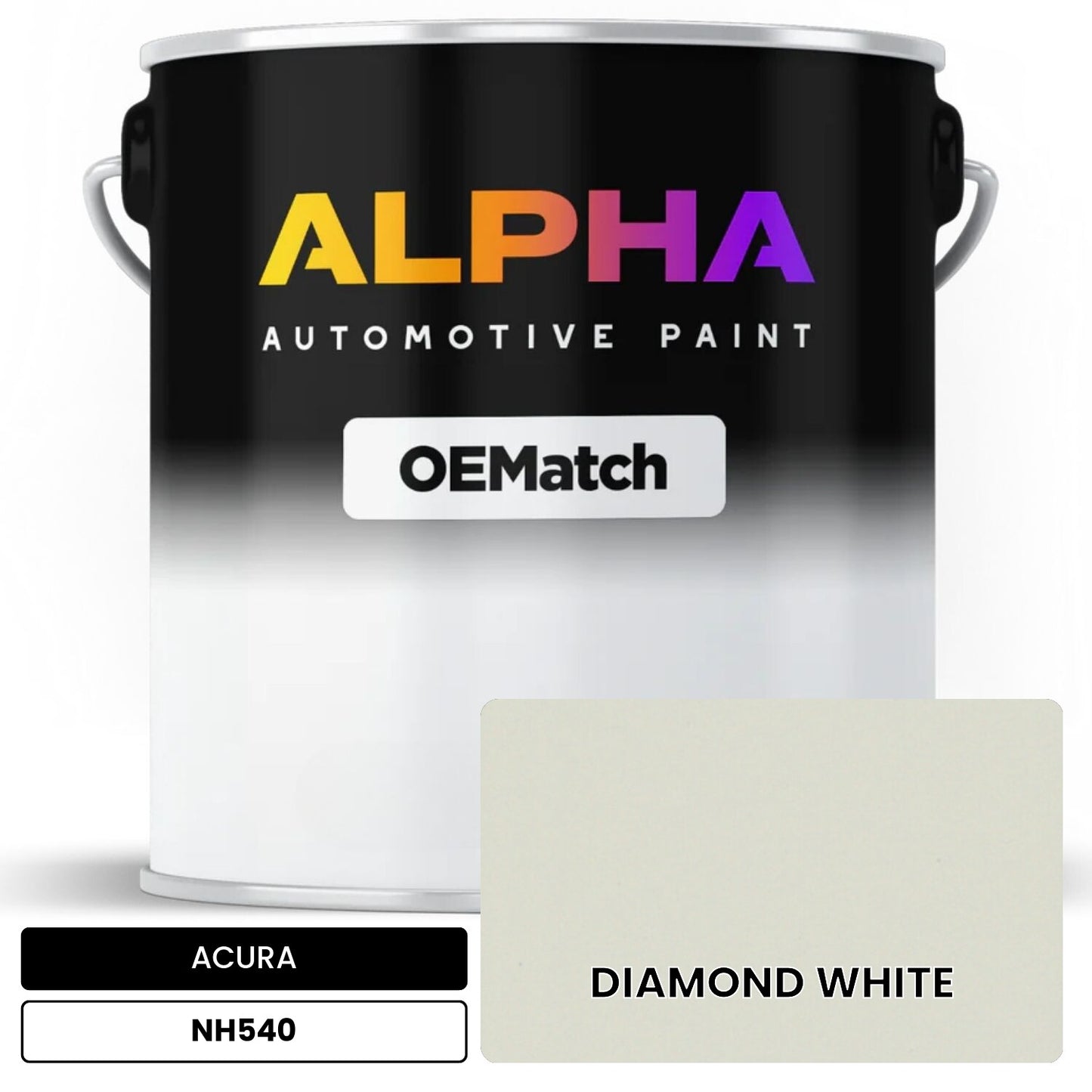 ACURA DIAMOND WHITE NH540 OEMatch Basecoat