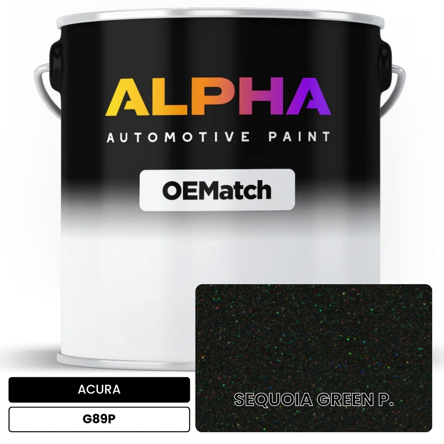 ACURA SEQUOIA GREEN P. G89P OEMatch Basecoat