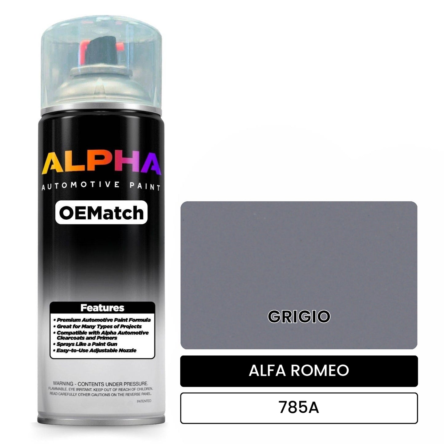 ALFA ROMEO GRIGIO 785A OEMatch Spraycan