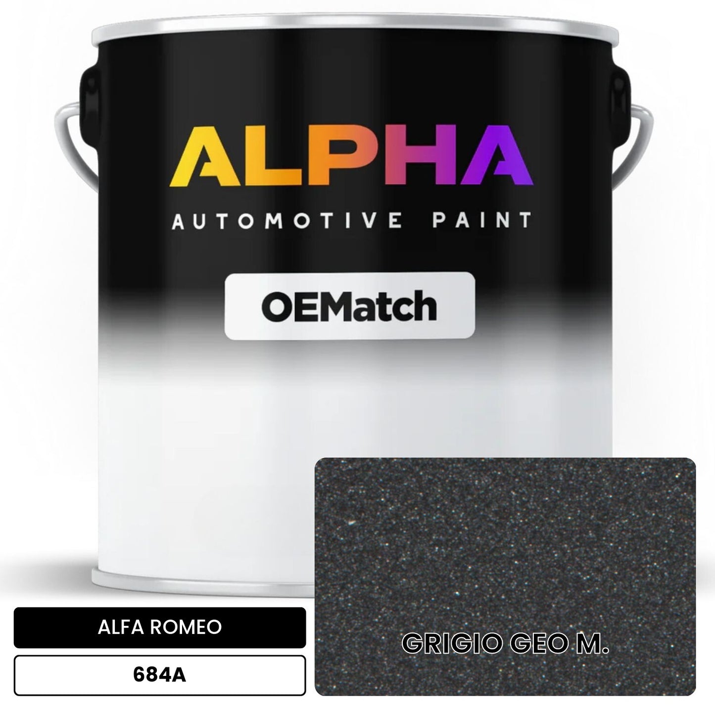 ALFA ROMEO GRIGIO GEO M. 684A OEMatch Basecoat
