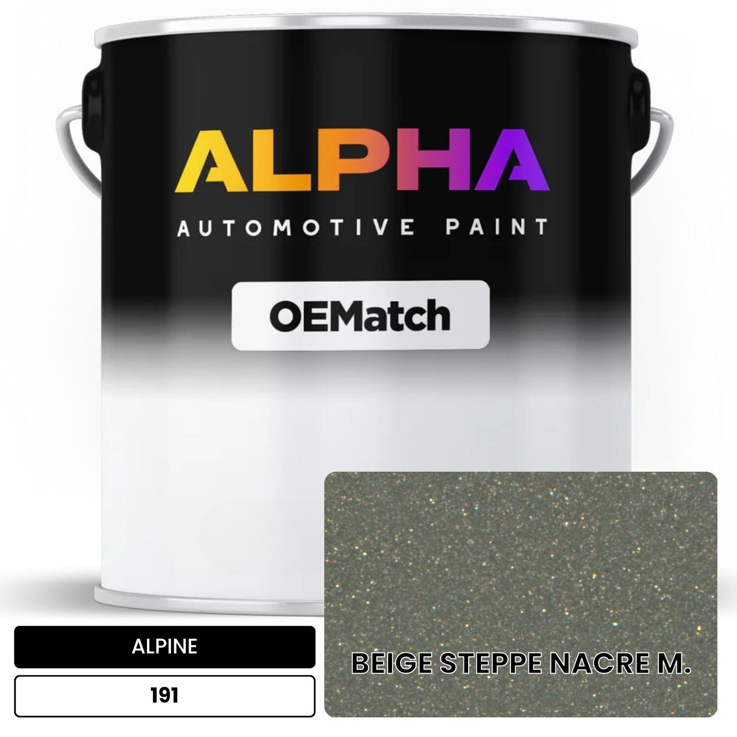 ALPINE BEIGE STEPPE NACRE M. 191 OEMatch Basecoat