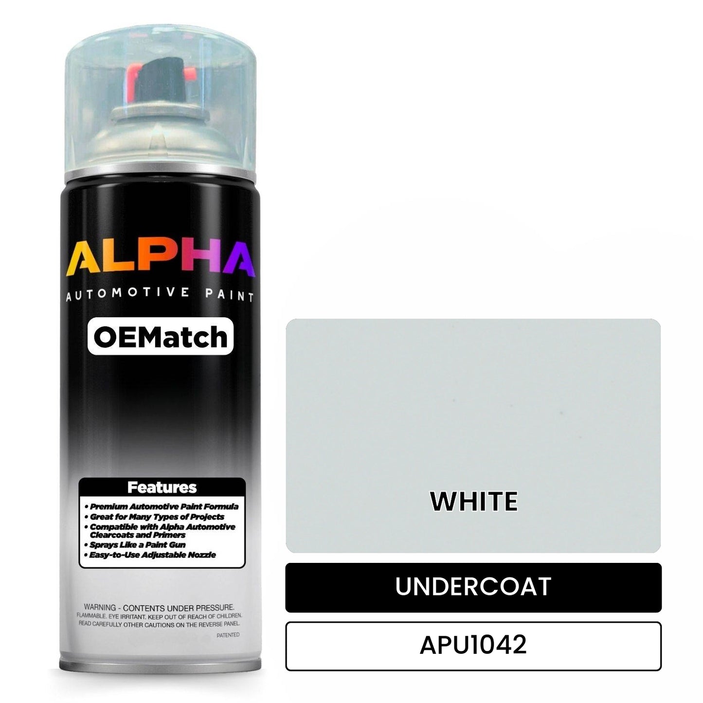 UNDERCOAT WHITE APU1042 OEMatch Spraycan