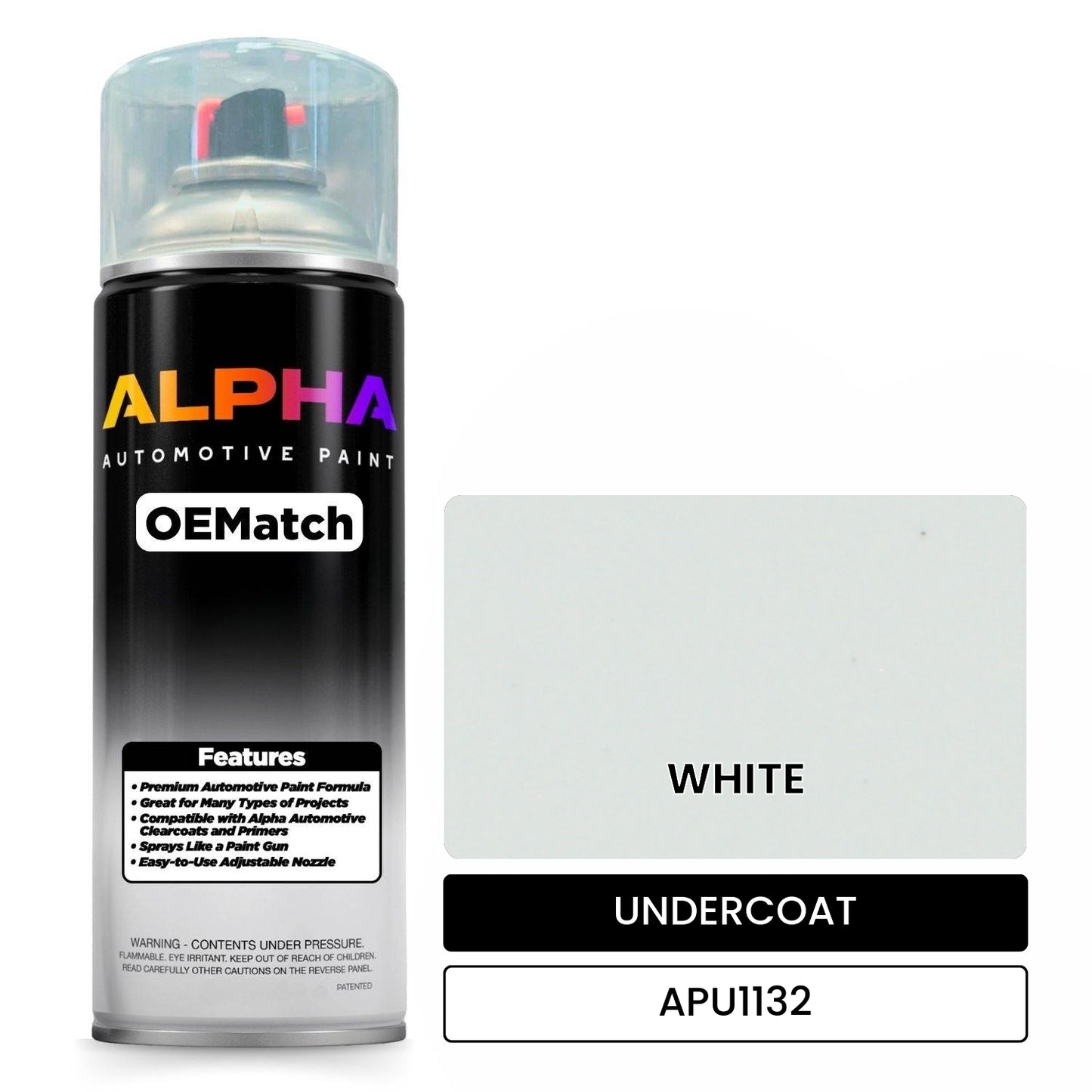 UNDERCOAT WHITE APU1132 OEMatch Spraycan