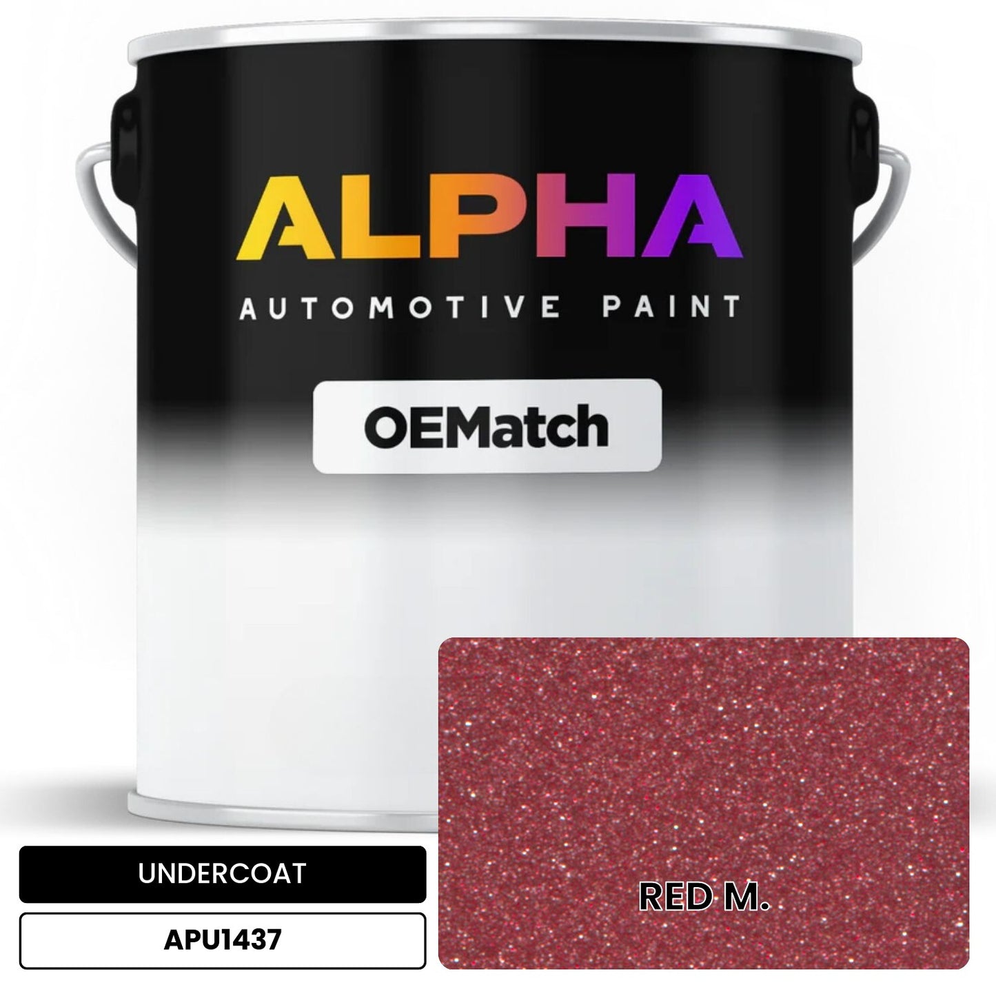 UNDERCOAT RED M. APU1437 OEMatch Basecoat
