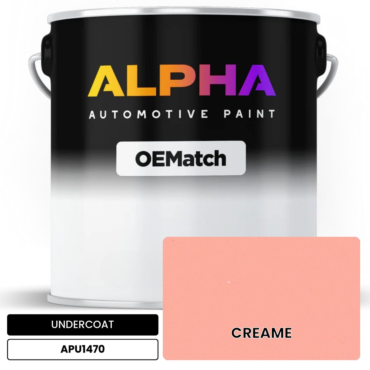 UNDERCOAT CREAME APU1470 OEMatch Basecoat