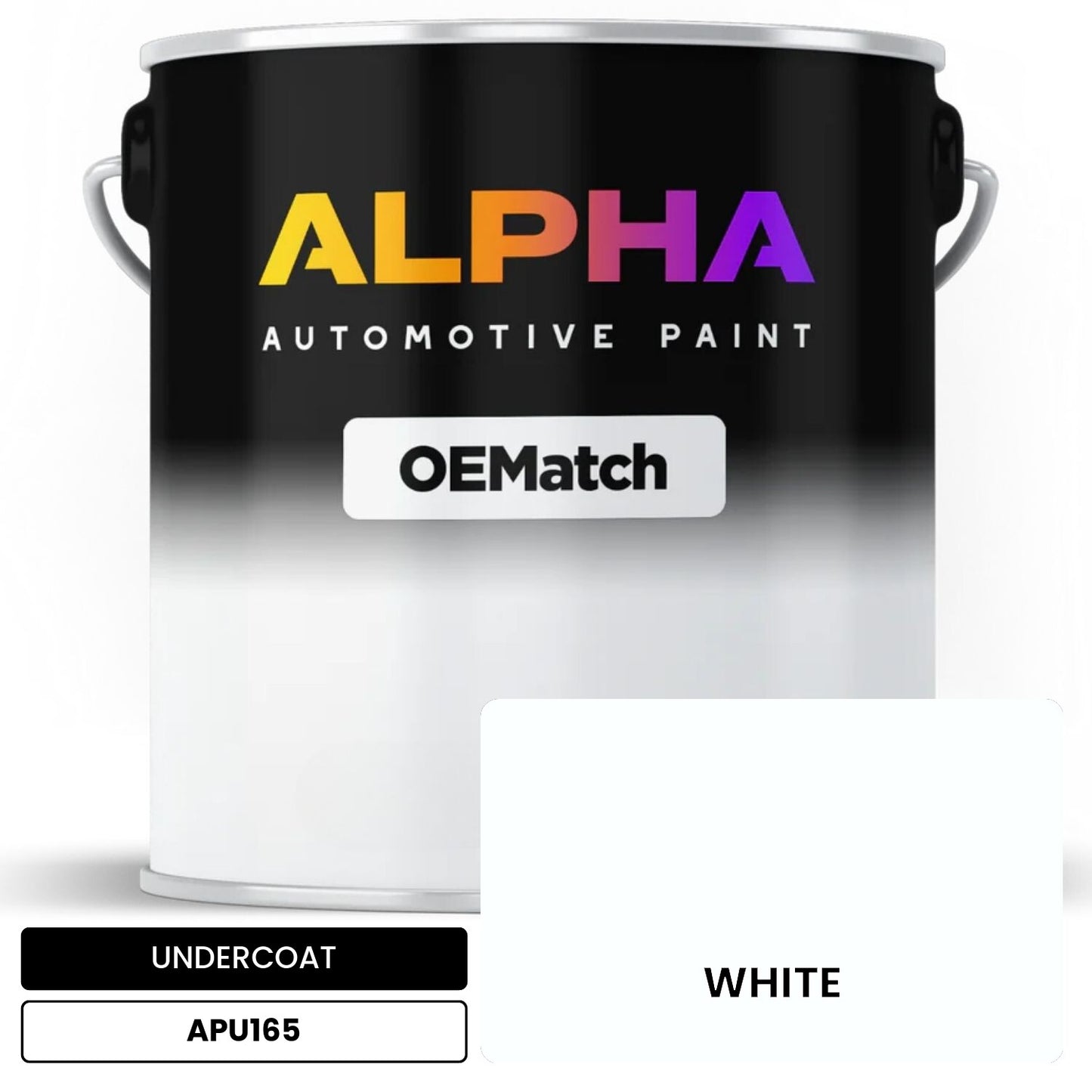 UNDERCOAT WHITE APU165 OEMatch Basecoat