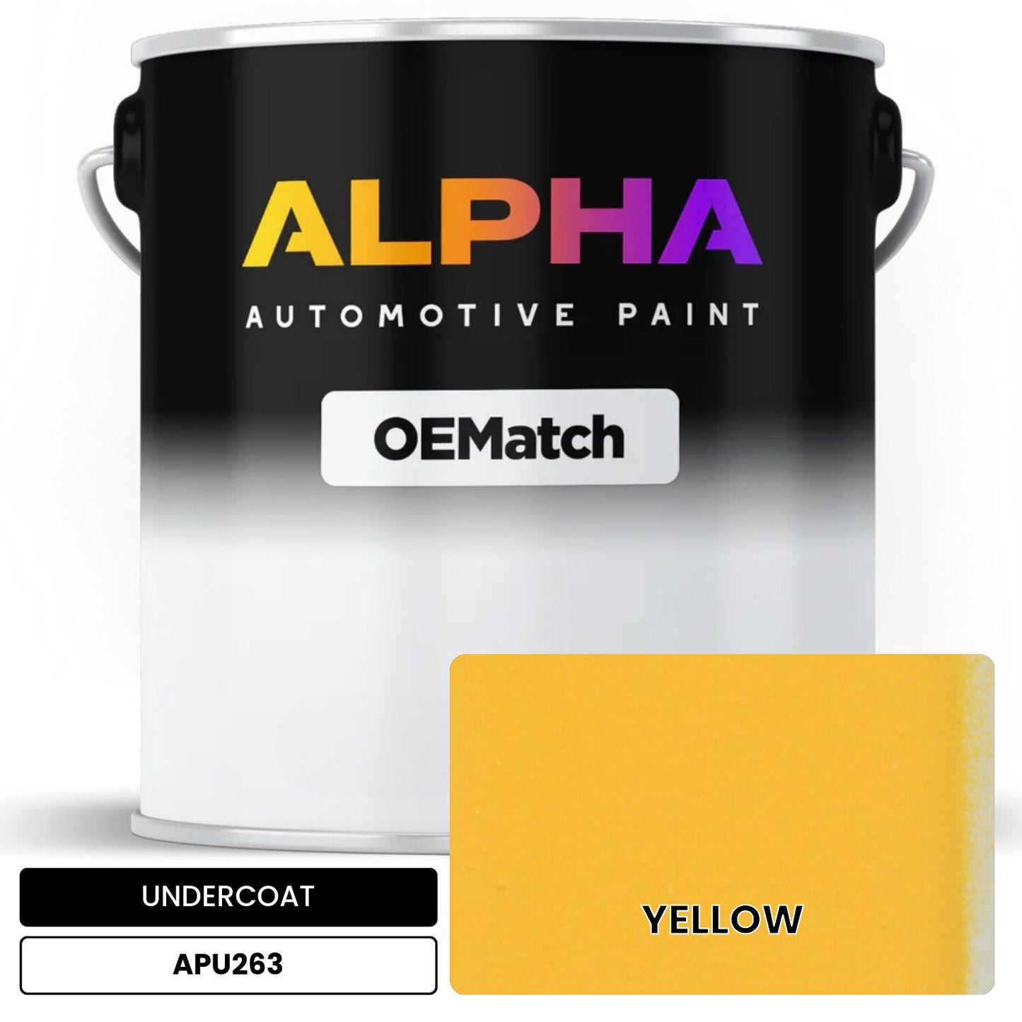 UNDERCOAT YELLOW APU263 OEMatch Basecoat