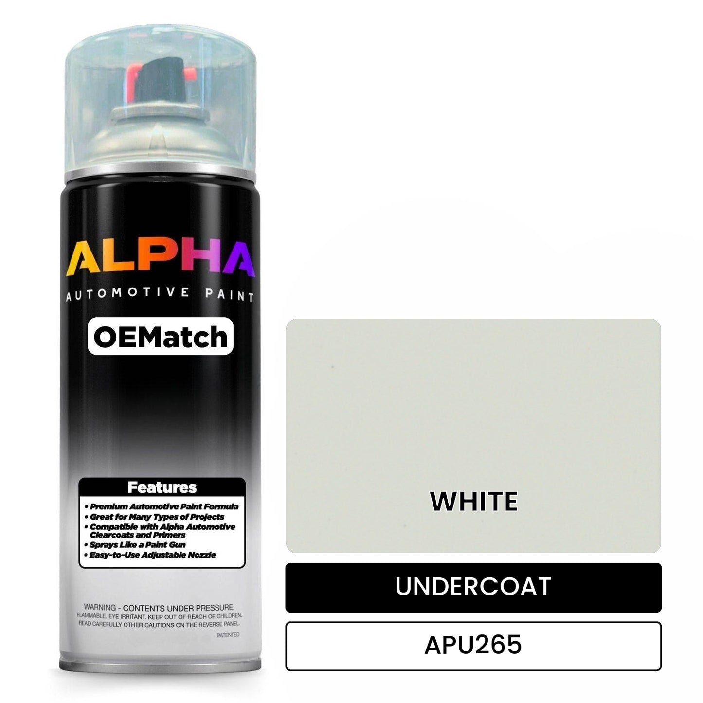 UNDERCOAT WHITE APU265 OEMatch Spraycan