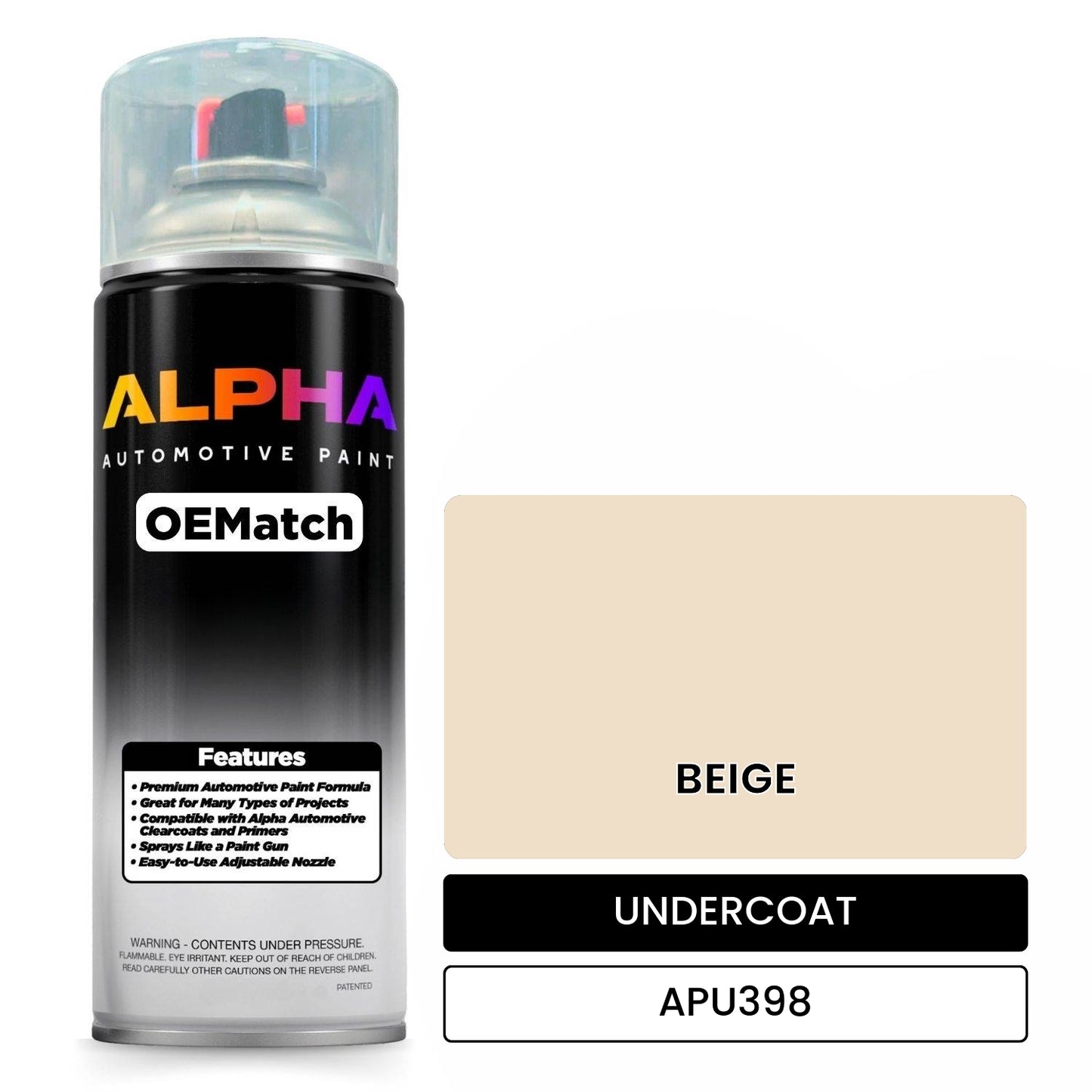 UNDERCOAT BEIGE APU398 OEMatch Spraycan