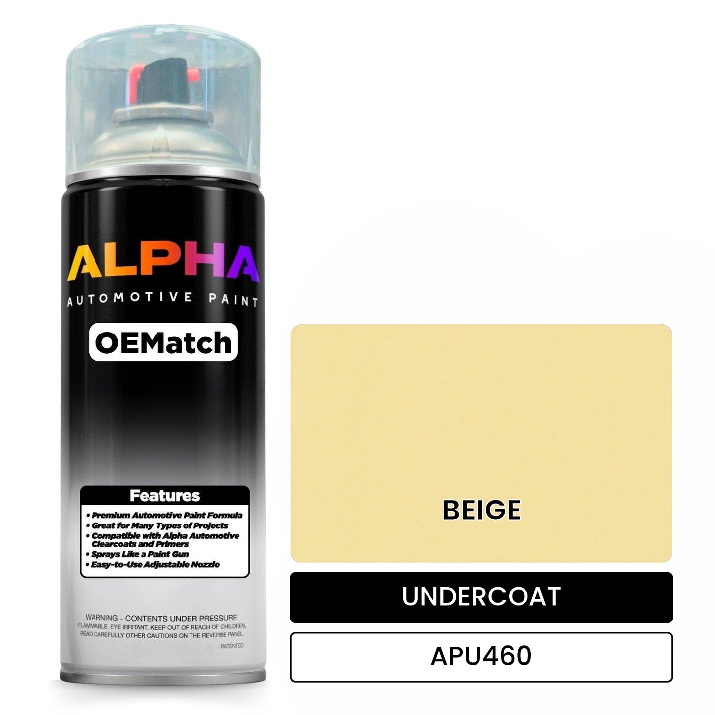 UNDERCOAT BEIGE APU460 OEMatch Spraycan