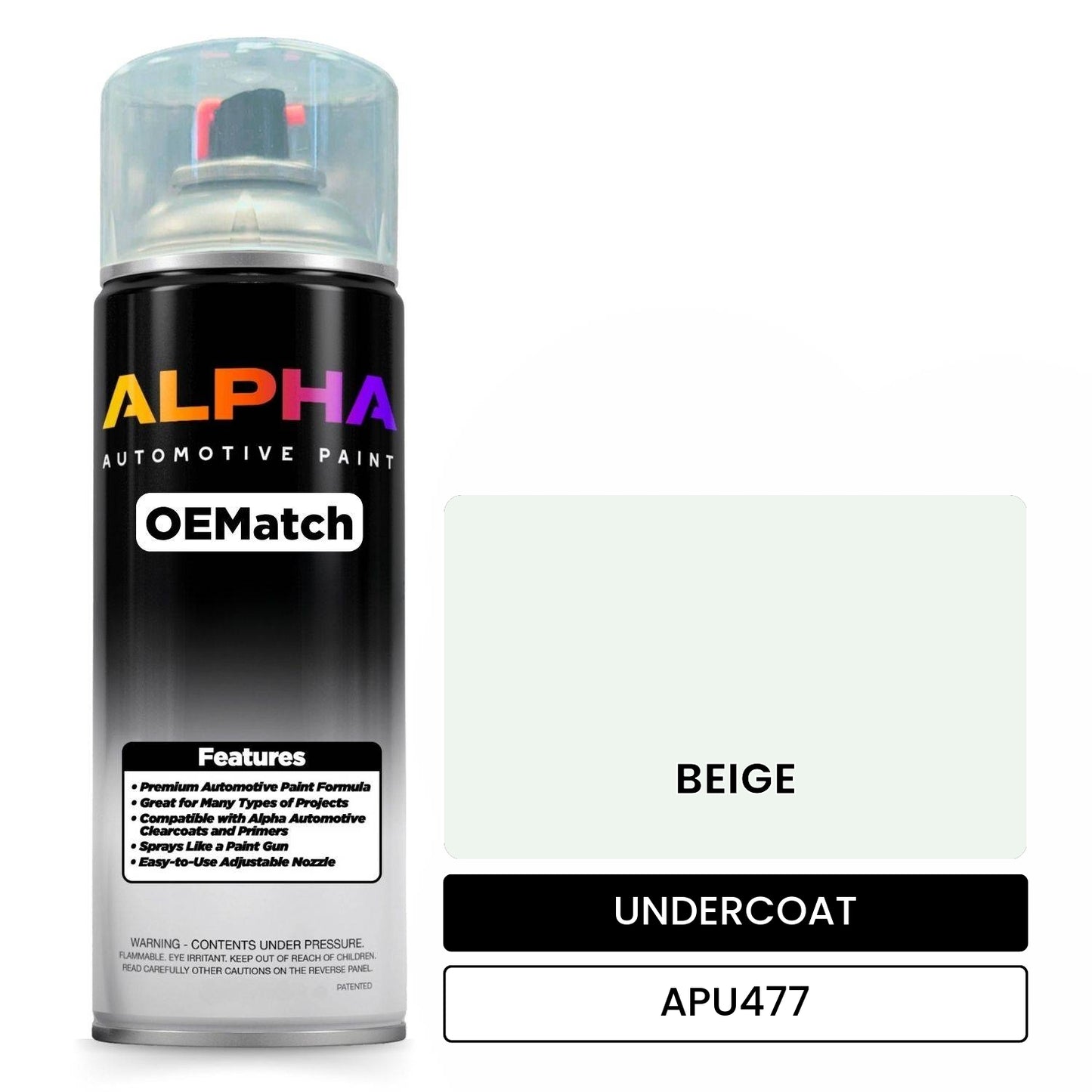 UNDERCOAT BEIGE APU477 OEMatch Spraycan