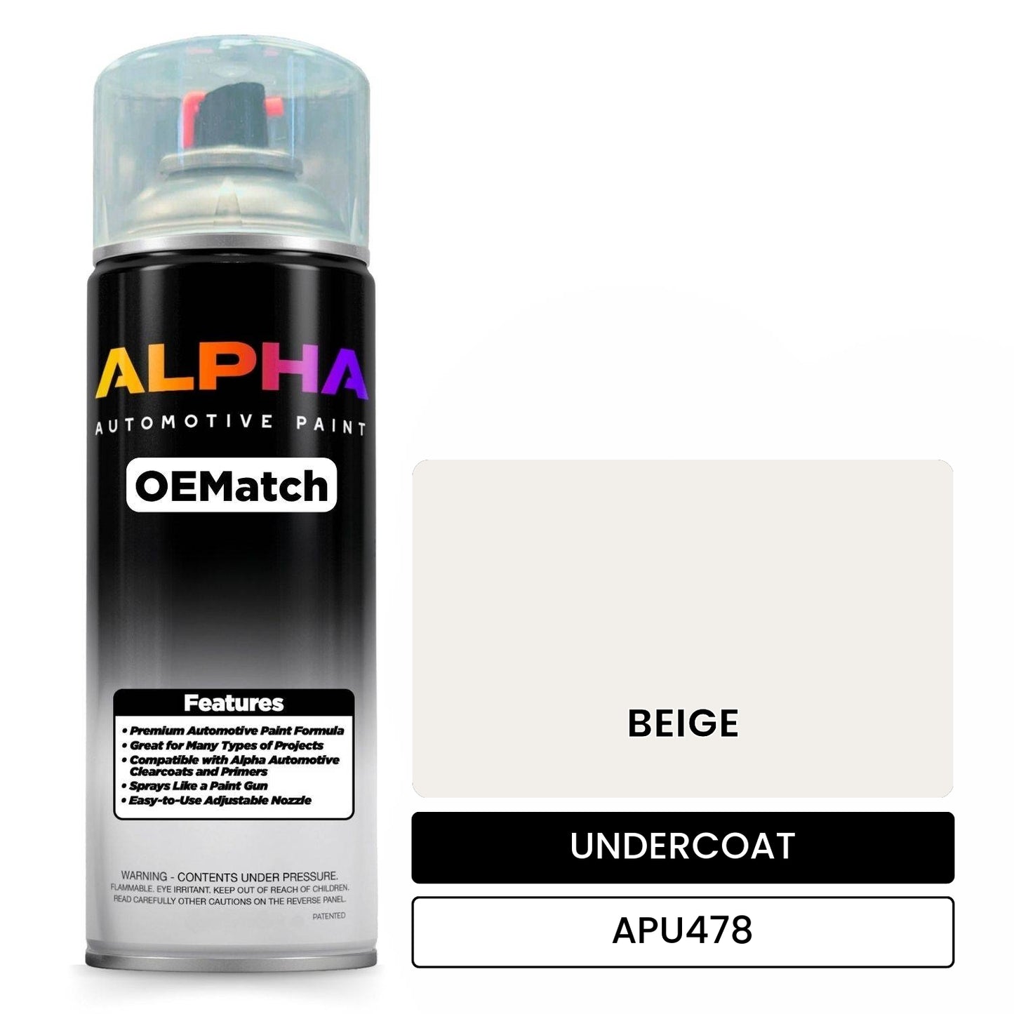 UNDERCOAT BEIGE APU478 OEMatch Spraycan