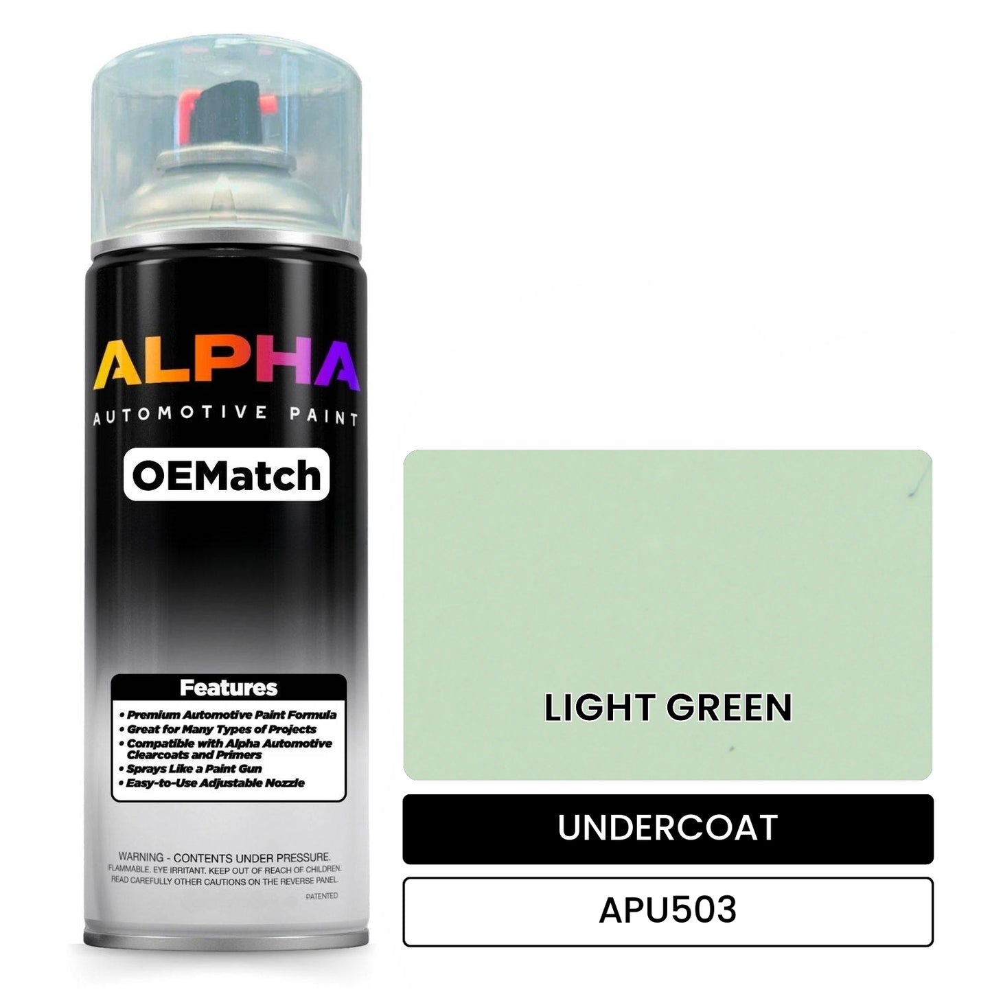 UNDERCOAT LIGHT GREEN APU503 OEMatch Spraycan