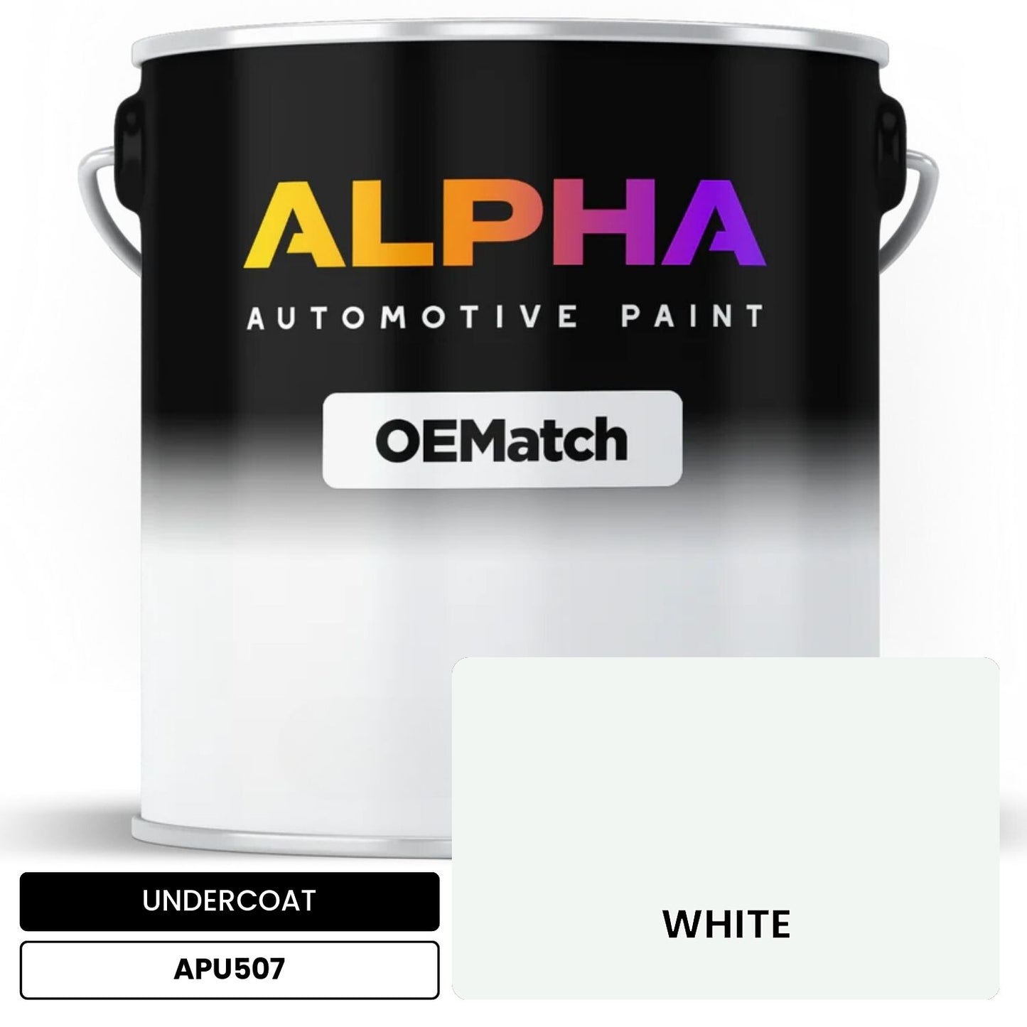 UNDERCOAT WHITE APU507 OEMatch Basecoat