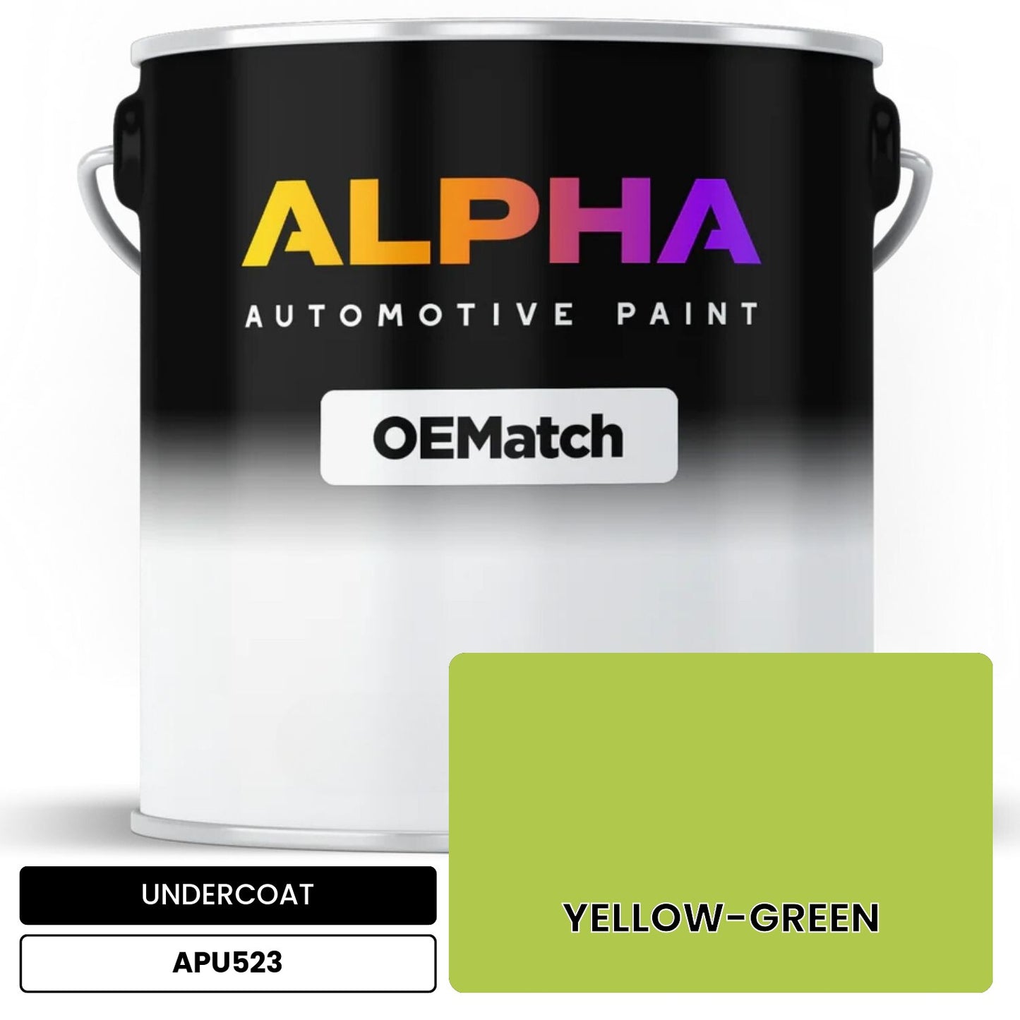 UNDERCOAT YELLOW-GREEN APU523 OEMatch Basecoat
