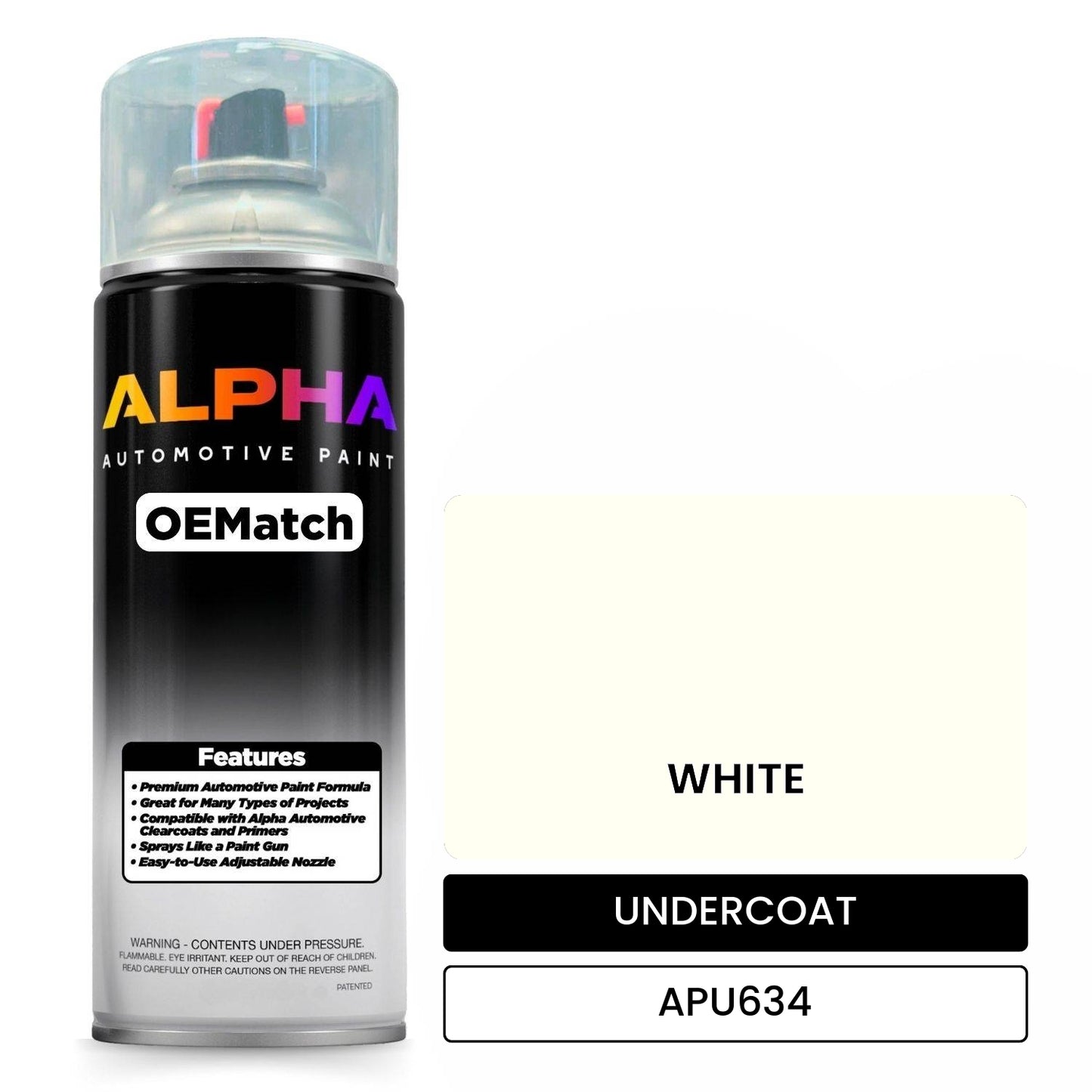 UNDERCOAT WHITE APU634 OEMatch Spraycan