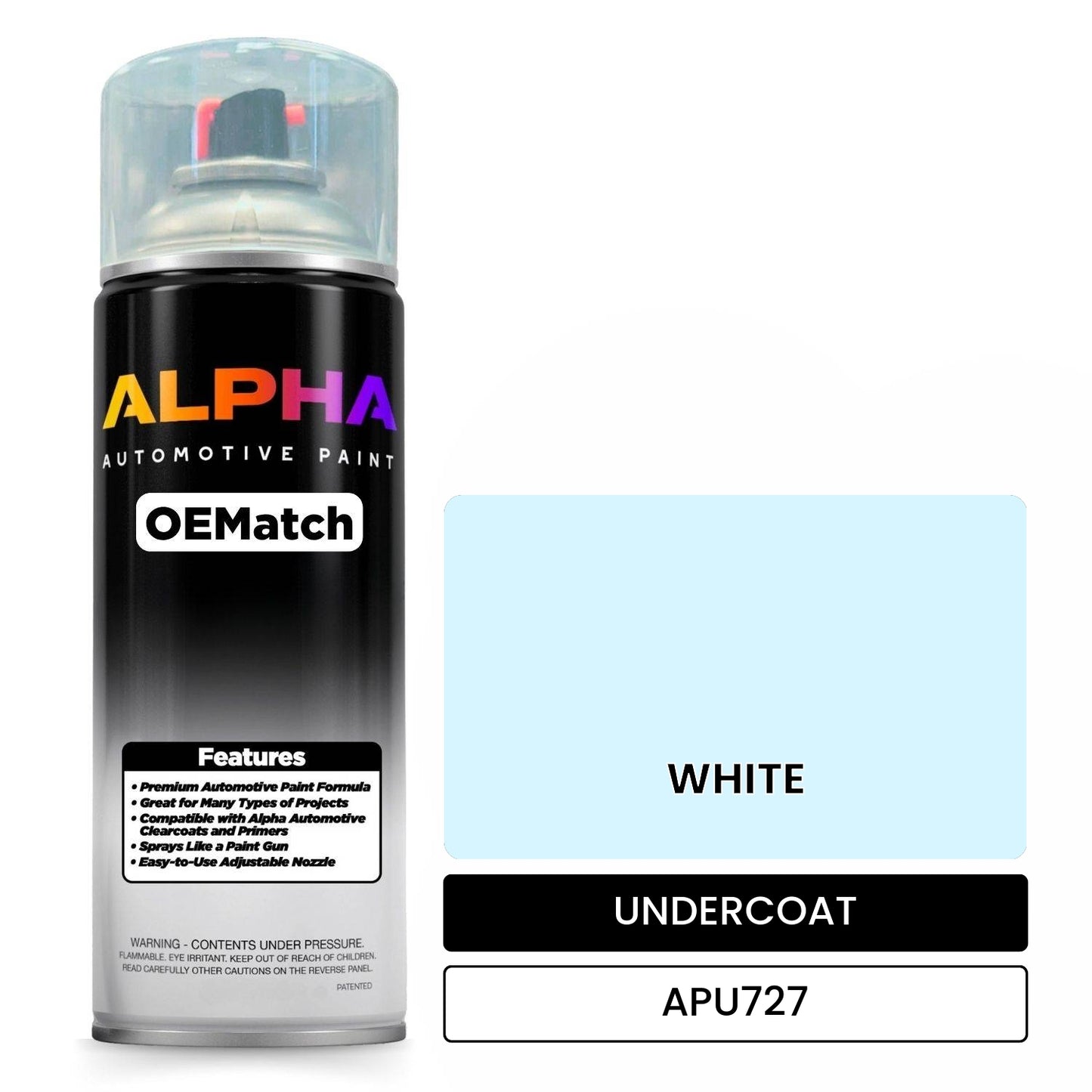 UNDERCOAT WHITE APU727 OEMatch Spraycan