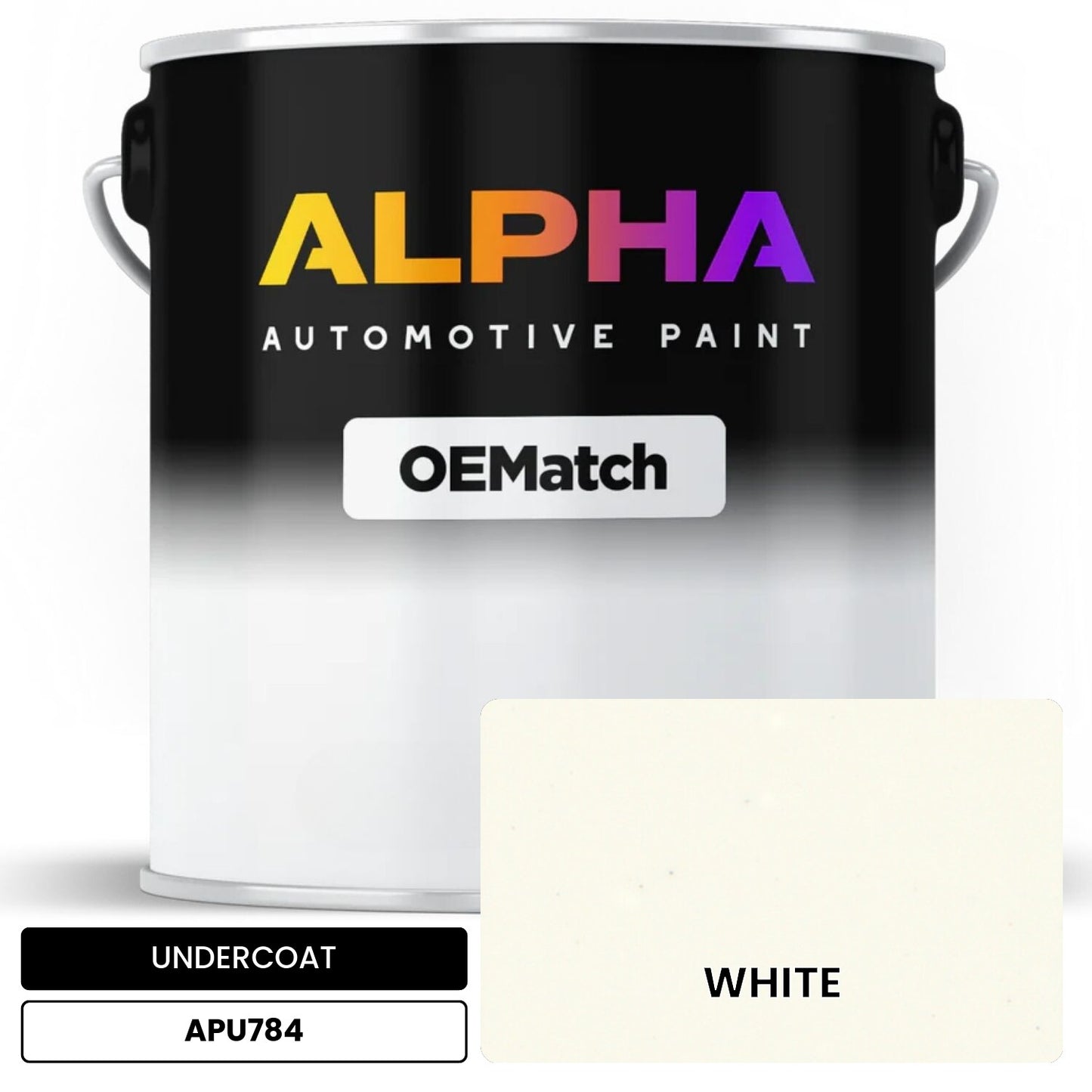 UNDERCOAT WHITE APU784 OEMatch Basecoat