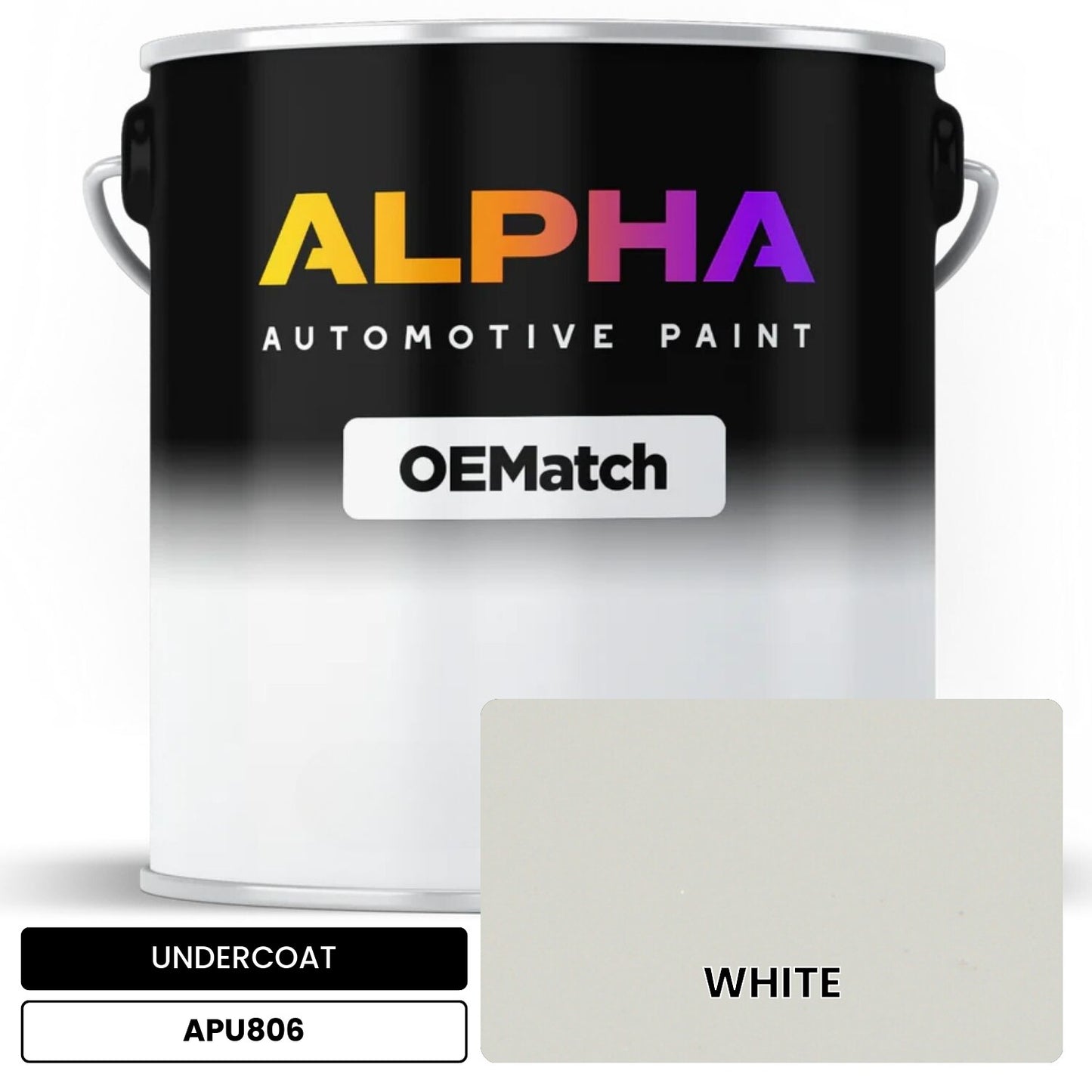 UNDERCOAT WHITE APU806 OEMatch Basecoat