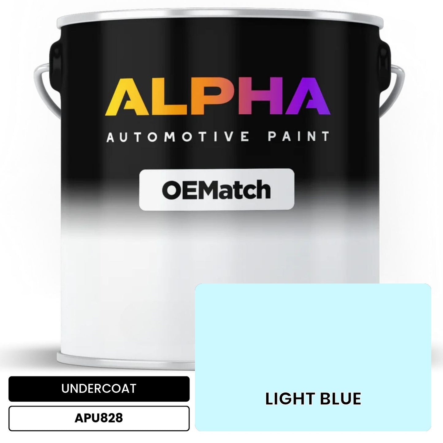 UNDERCOAT LIGHT BLUE APU828 OEMatch Basecoat