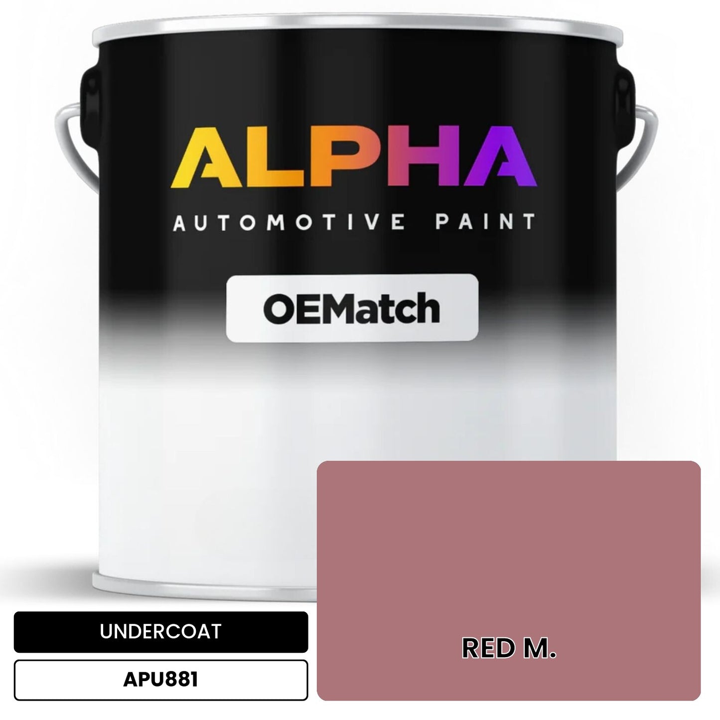 UNDERCOAT RED M. APU881 OEMatch Basecoat
