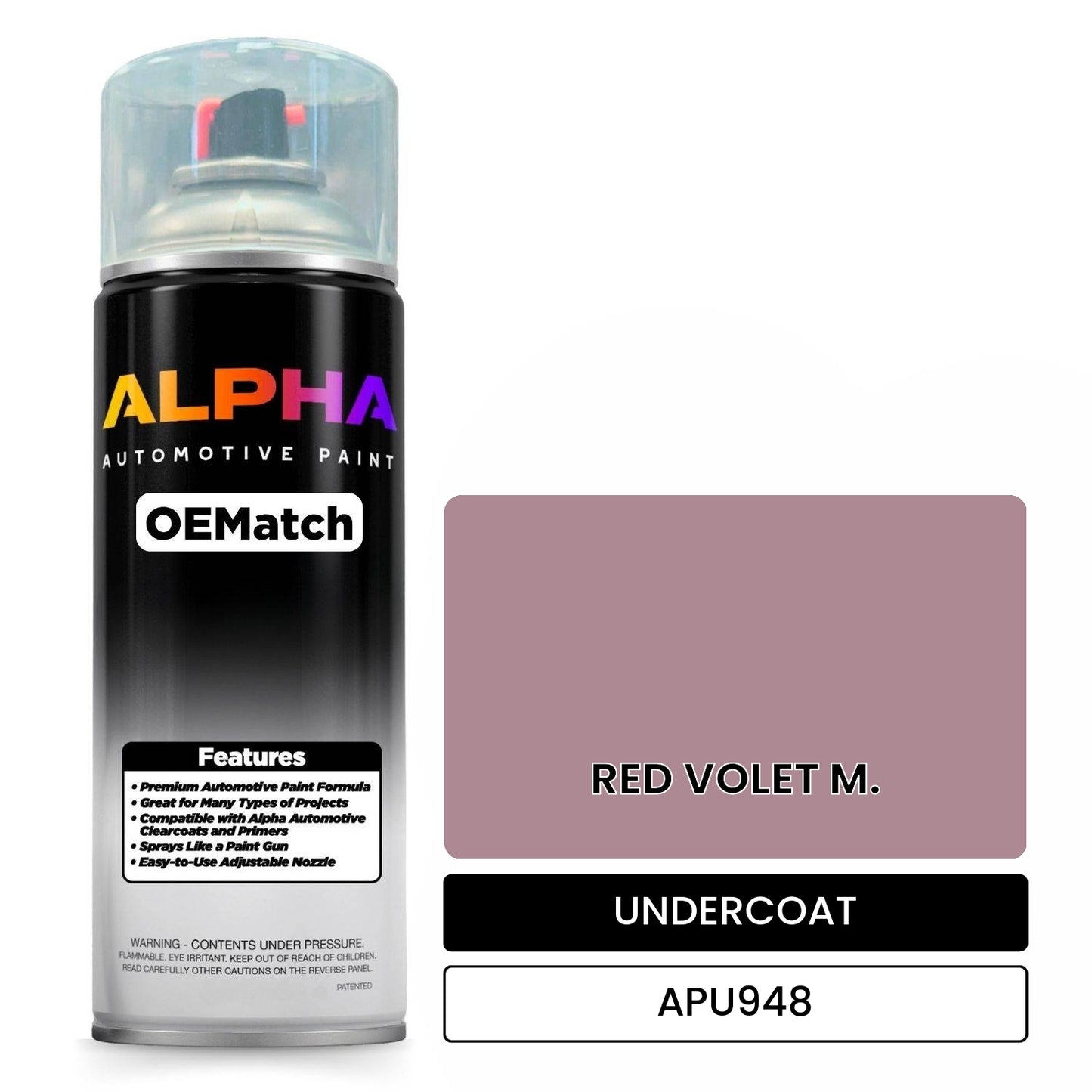 UNDERCOAT RED VOLET M. APU948 OEMatch Spraycan