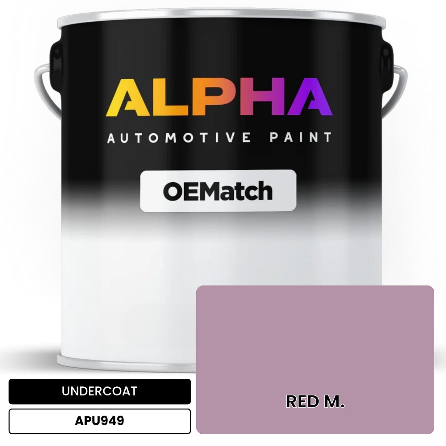 UNDERCOAT RED M. APU949 OEMatch Basecoat