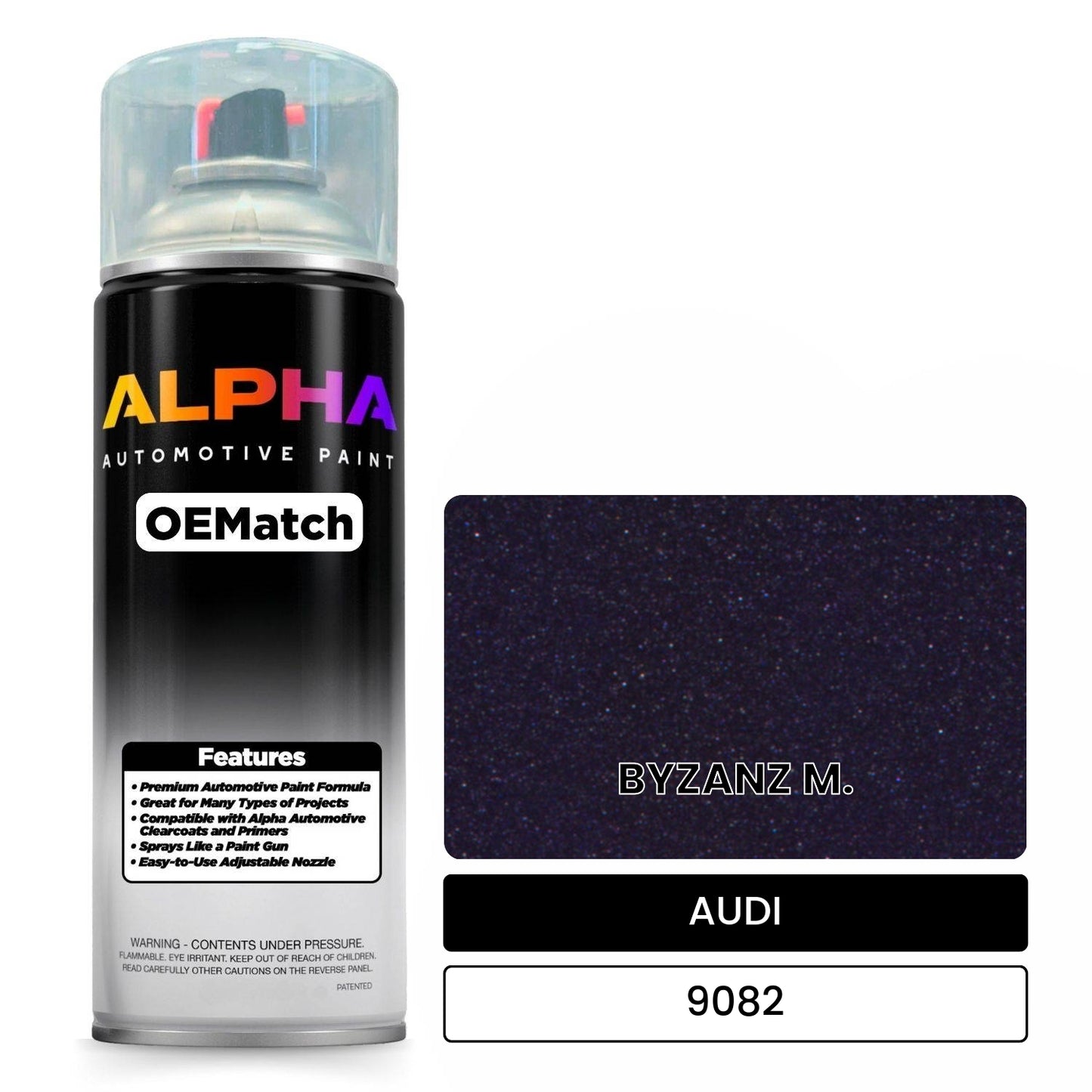 AUDI Byzance Metallic 9082 OEMatch Spraycan