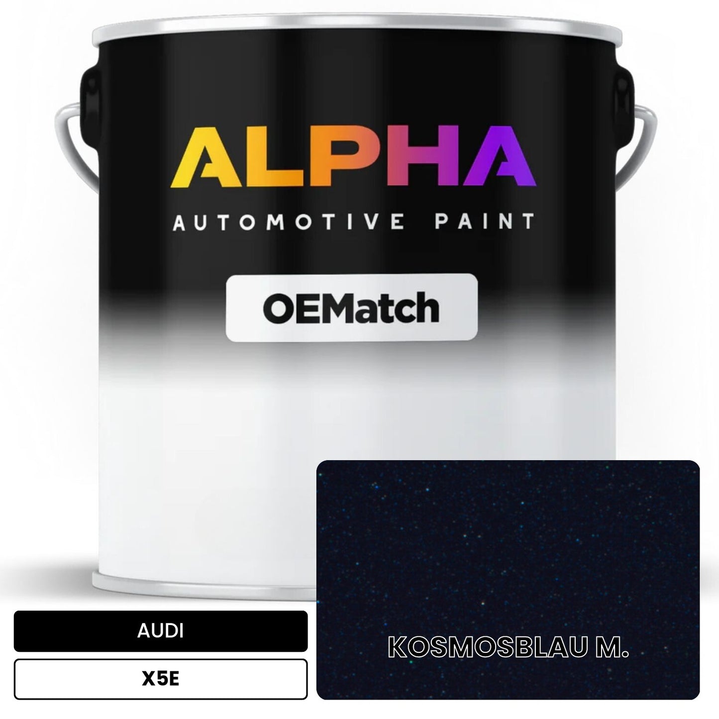 AUDI Cosmos Blue Metallic X5E OEMatch Basecoat