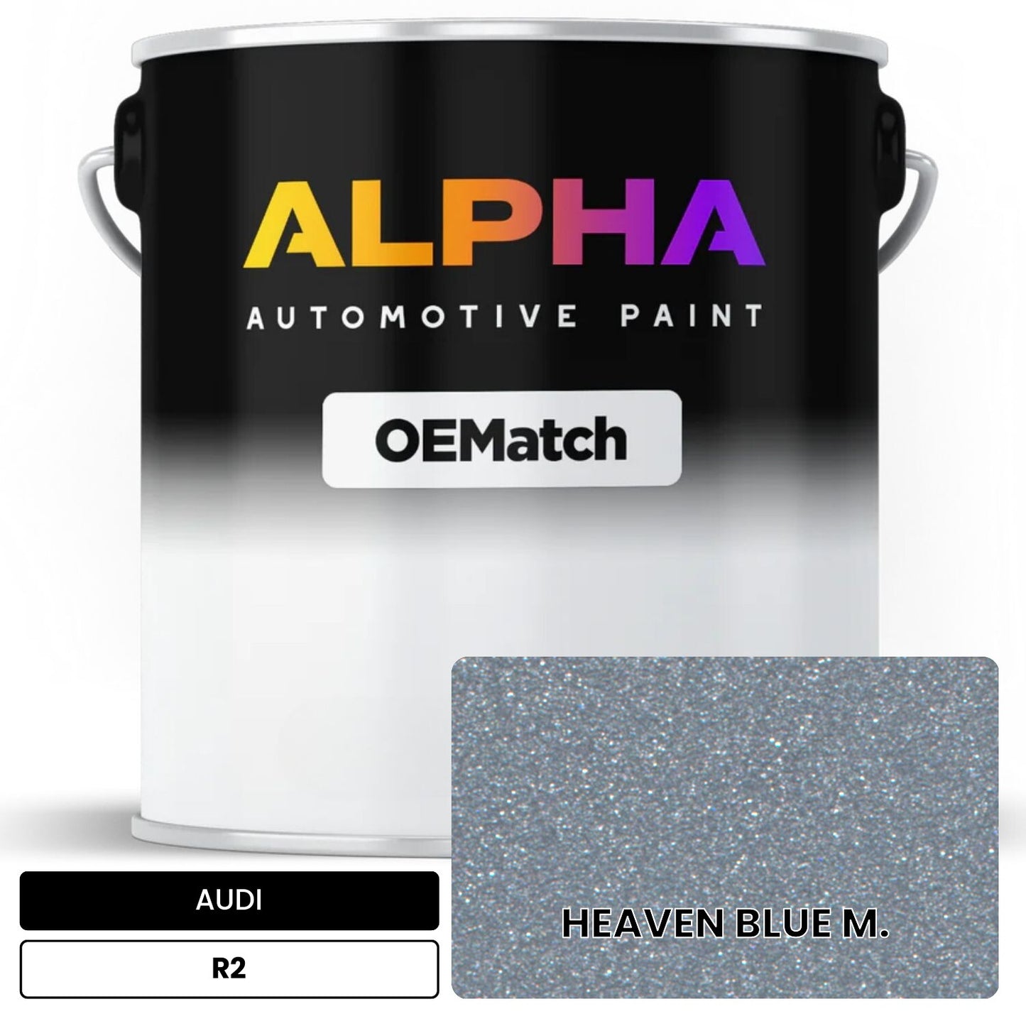 AUDI Heaven Blue Metallic R2 OEMatch Basecoat