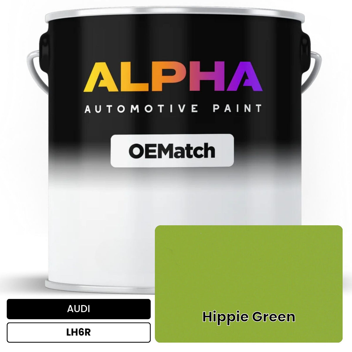 AUDI Hippie Green LH6R OEMatch Basecoat