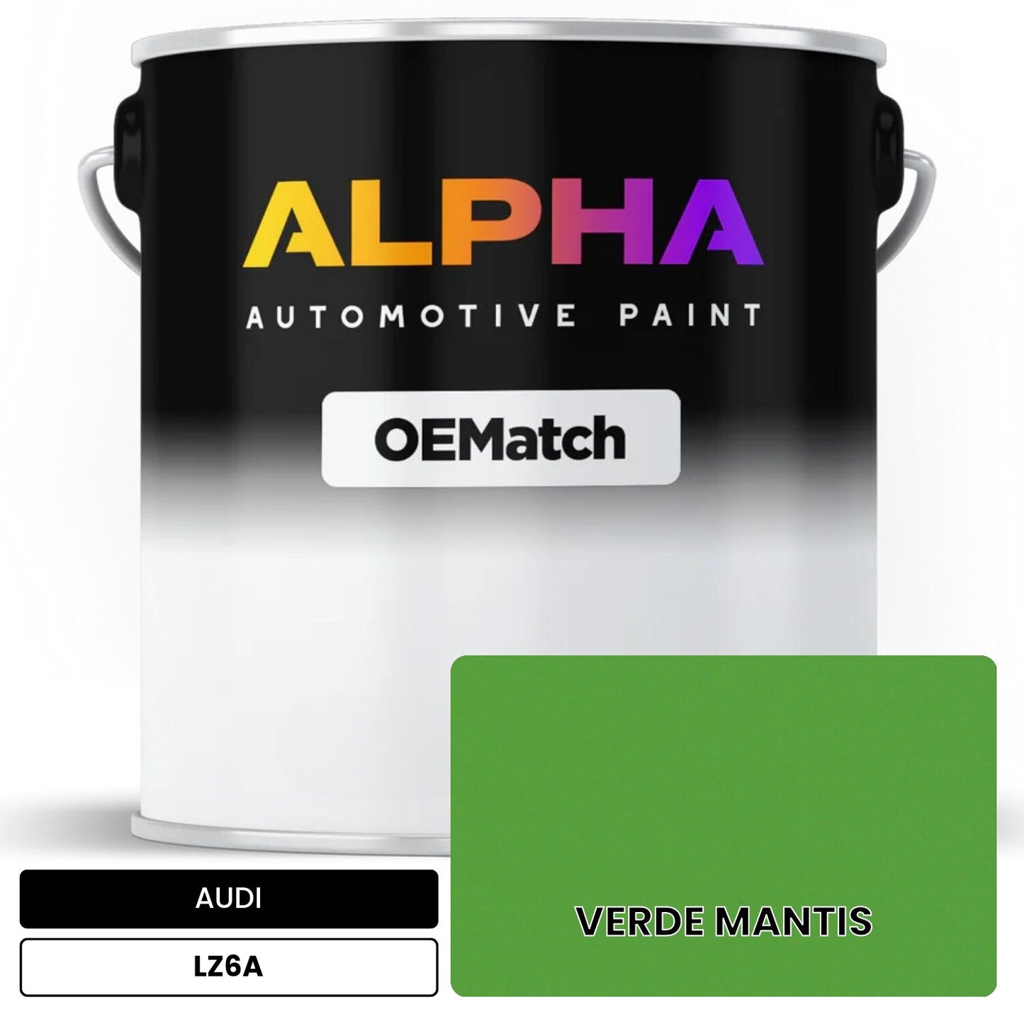 AUDI Mantis Green LZ6A OEMatch Basecoat