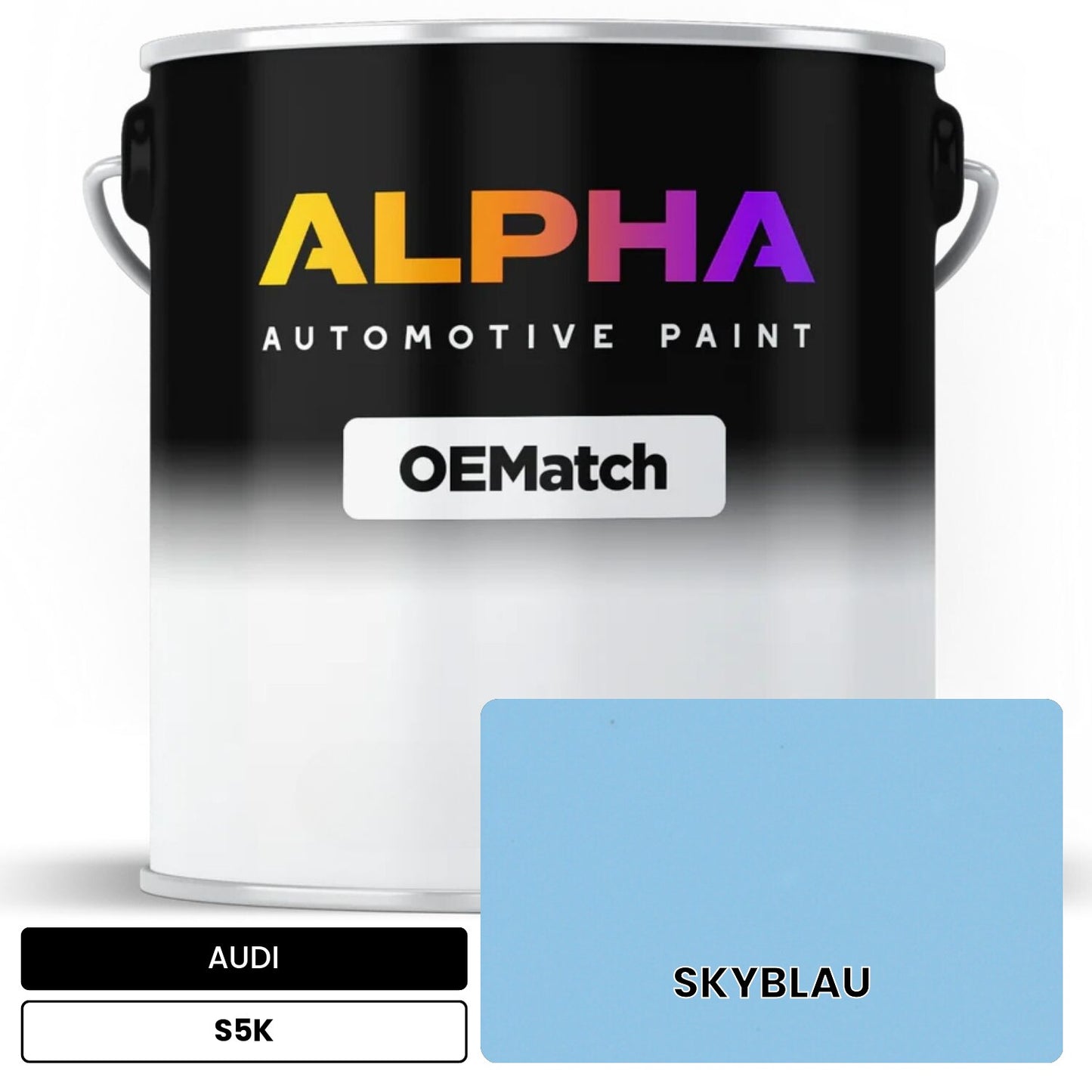 AUDI Sky Blue S5K OEMatch Basecoat