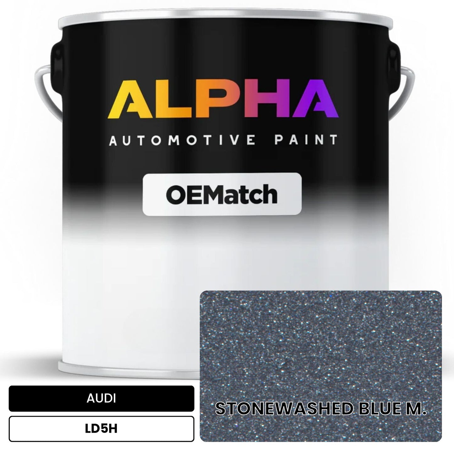 AUDI Stonewashed Blue Metallic LD5H OEMatch Basecoat