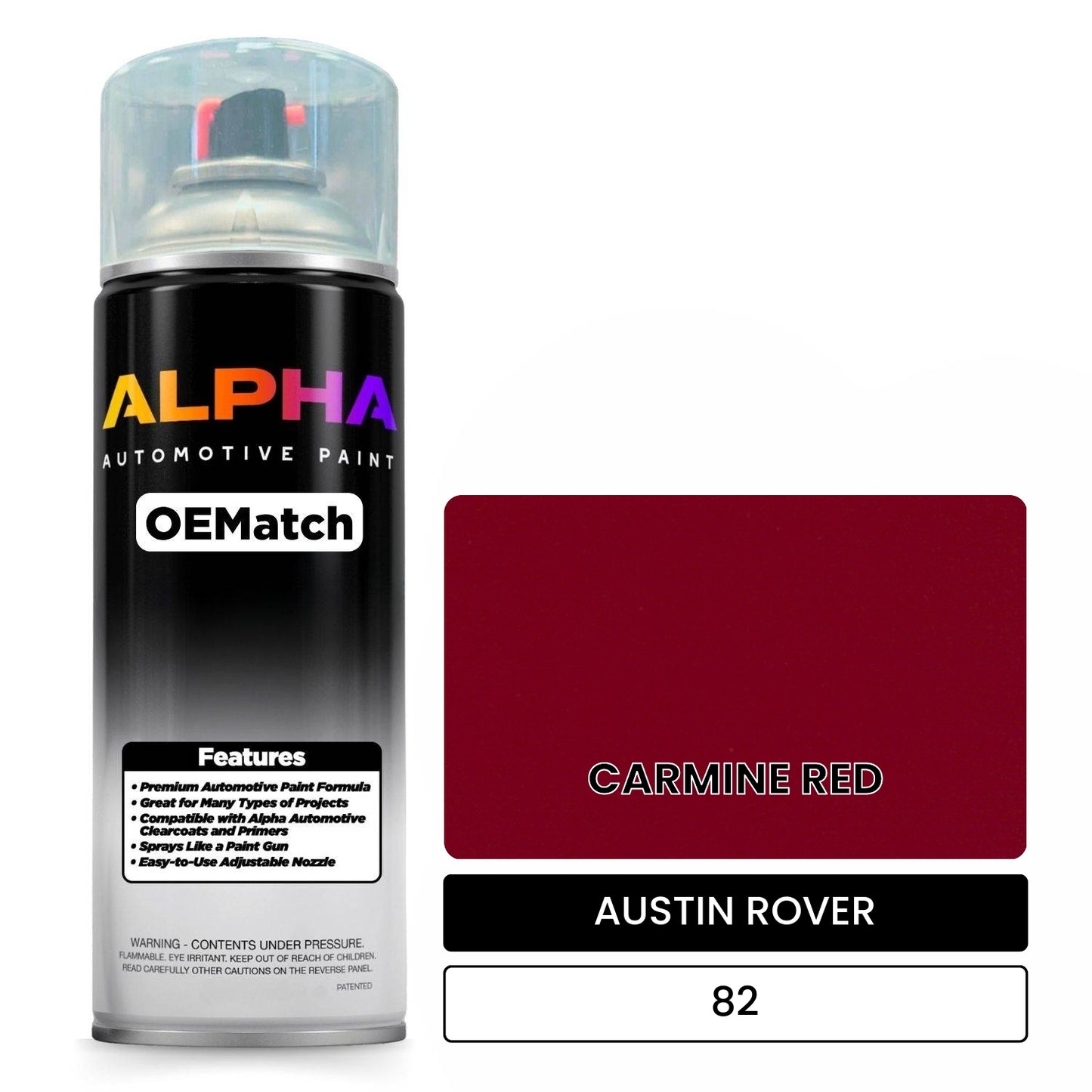 AUSTIN ROVER CARMINE RED 82 OEMatch Spraycan
