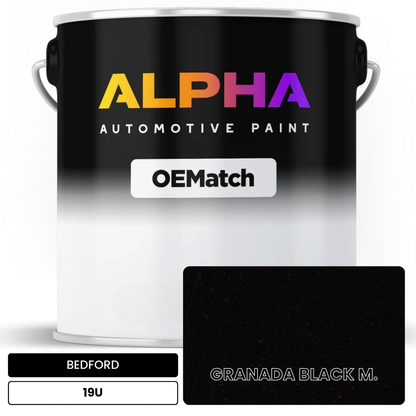 BEDFORD GRANADA BLACK M. 19U OEMatch Basecoat