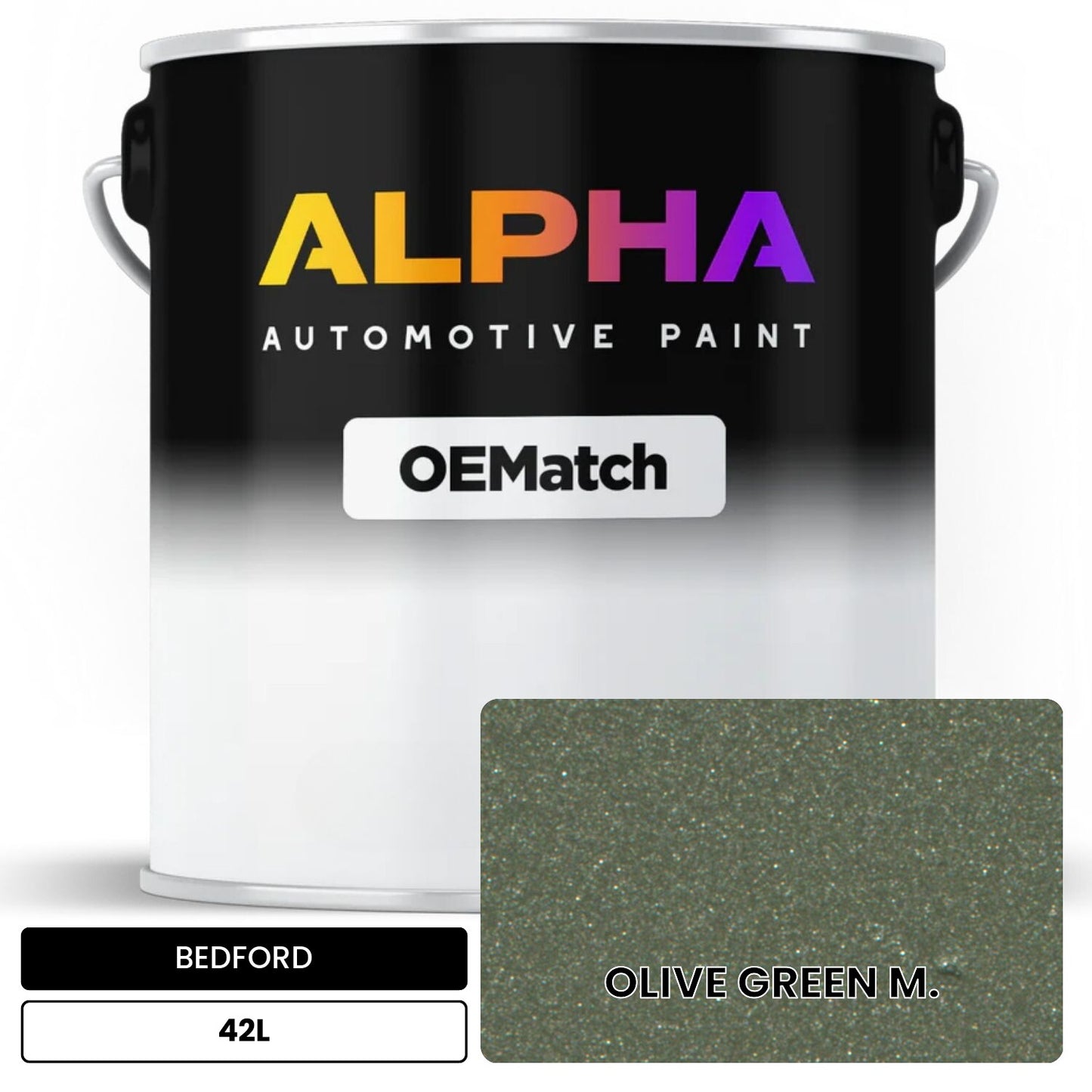 BEDFORD OLIVE GREEN M. 42L OEMatch Basecoat