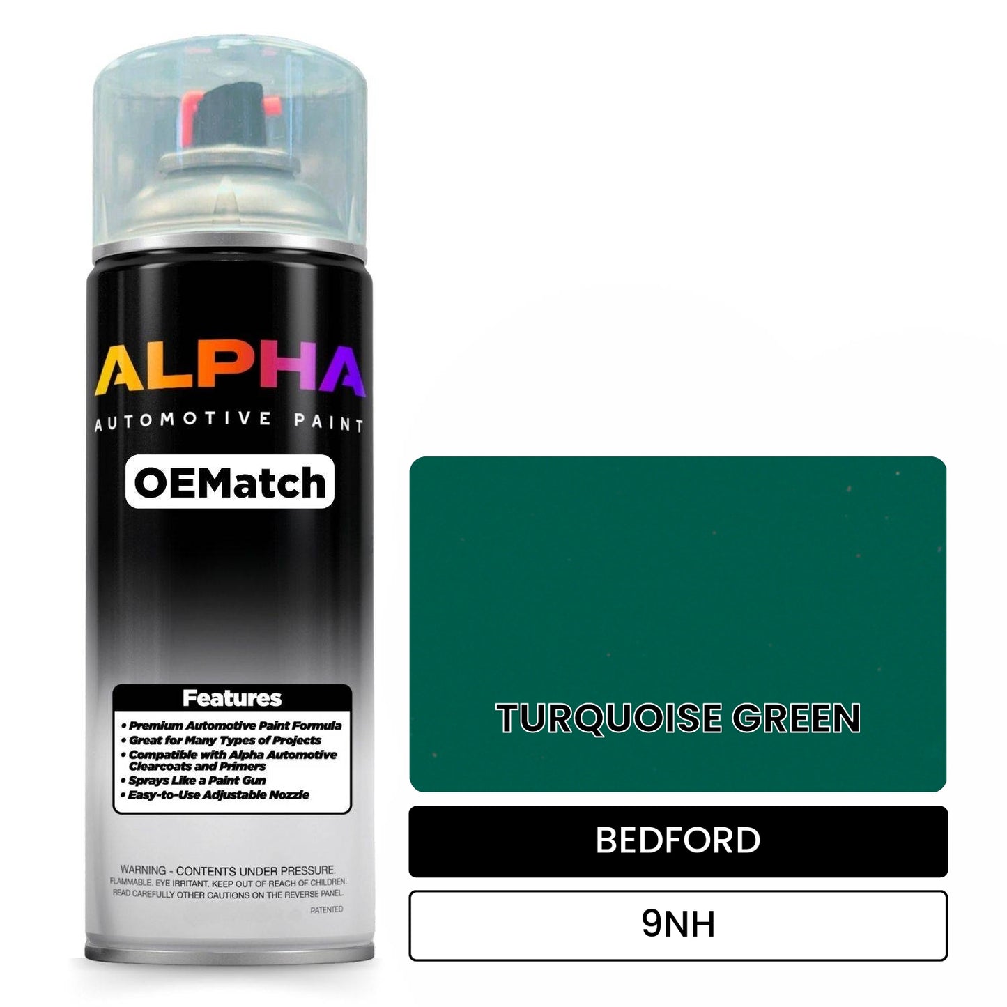 BEDFORD TURQUOISE GREEN 9NH OEMatch Spraycan