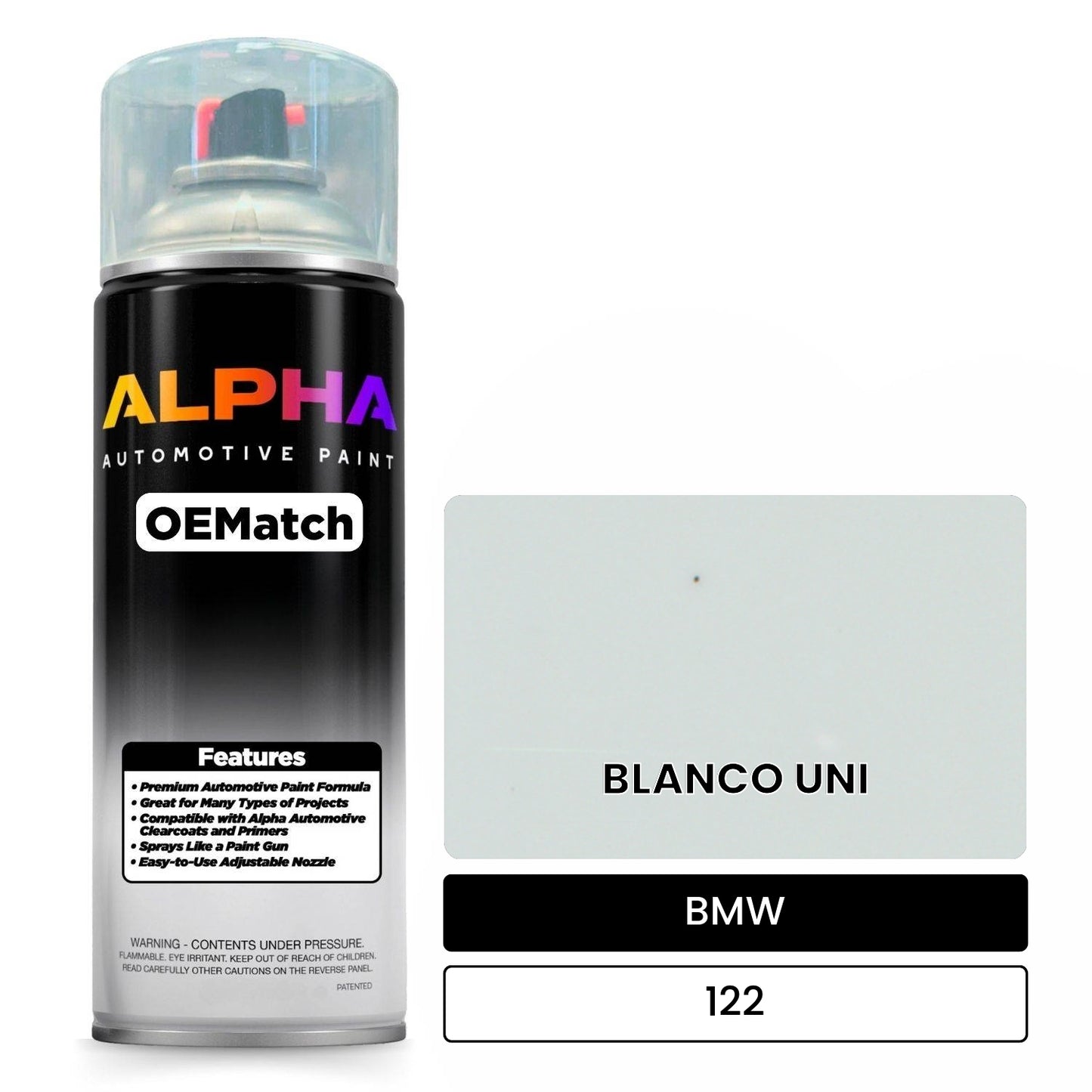 BMW BLANCO UNI 122 OEMatch Spraycan