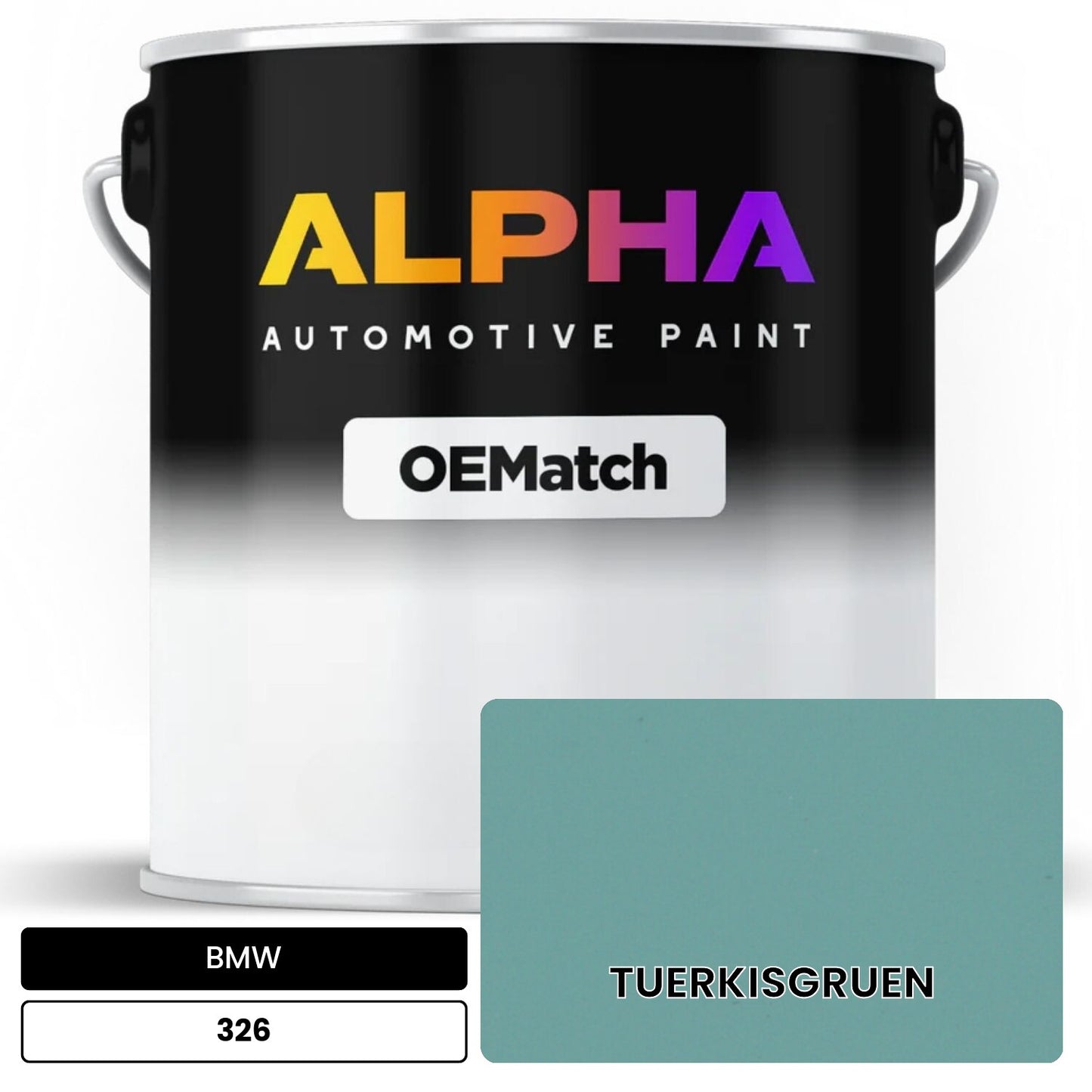 BMW TUERKISGRUEN 326 OEMatch Basecoat
