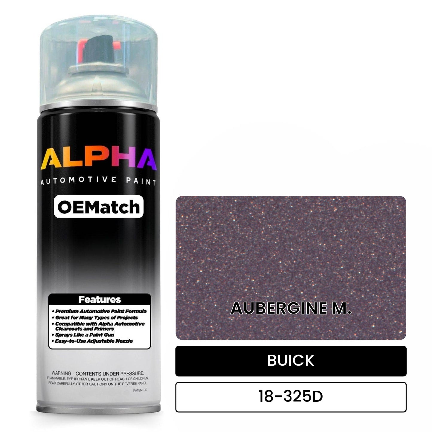 BUICK AUBERGINE M. 18-325D OEMatch Spraycan