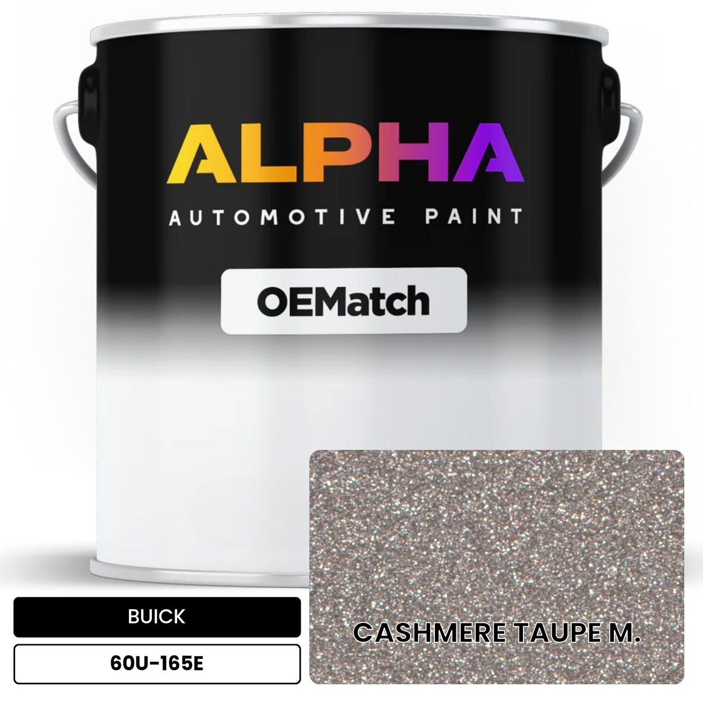 BUICK CASHMERE TAUPE M. 60U-165E OEMatch Basecoat