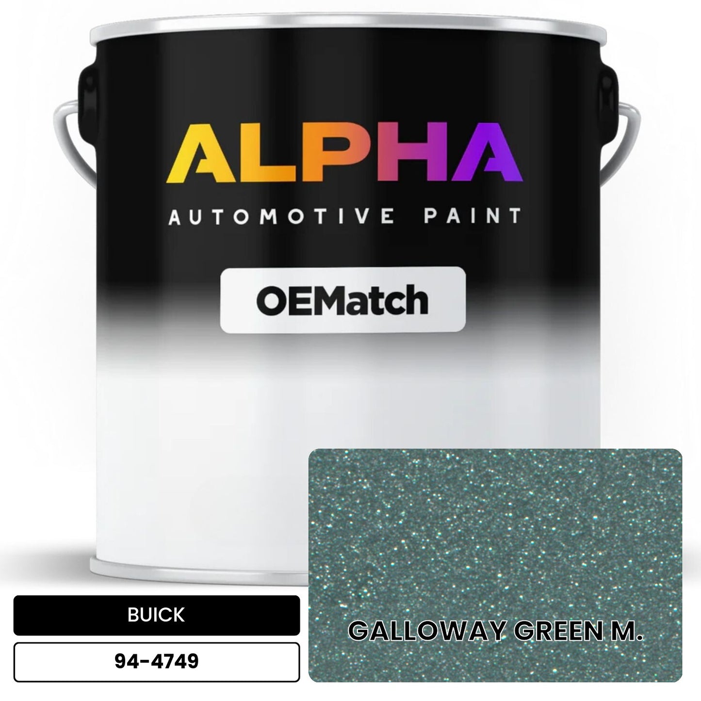 BUICK GALLOWAY GREEN M. 94-4749 OEMatch Basecoat